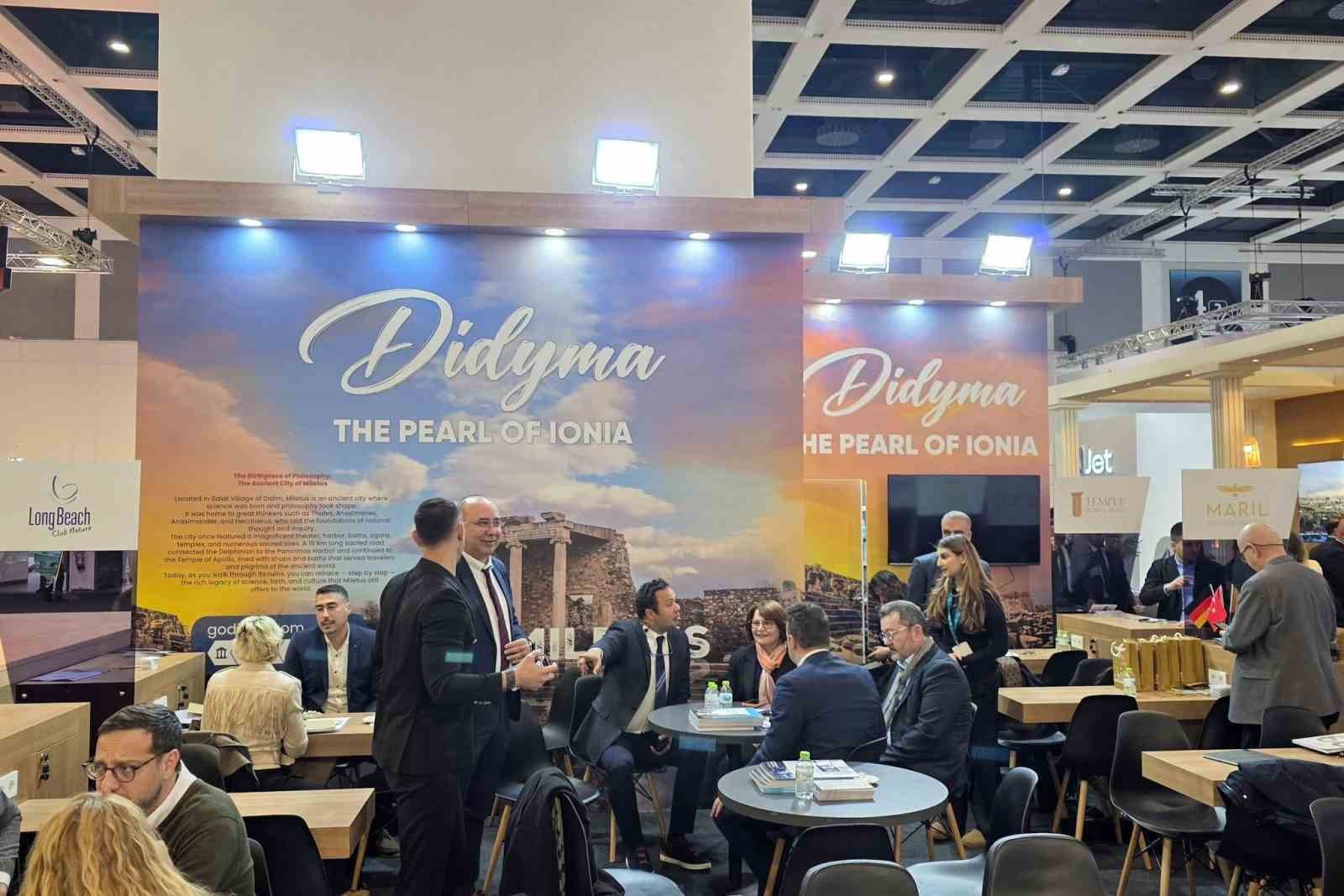 Almanya’daki fuarda Didim Belediyesi standına yoğun ilgi