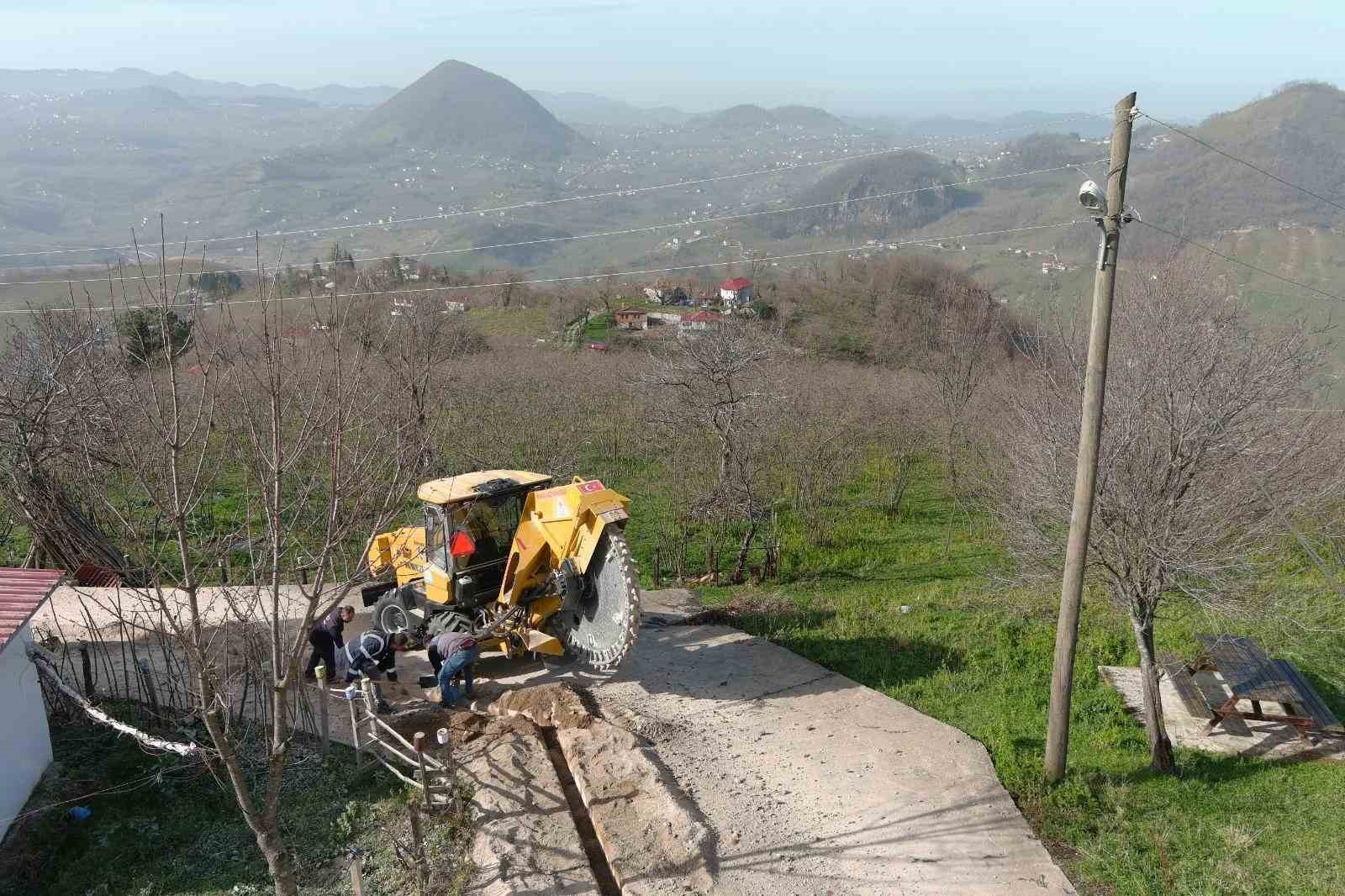 Ordu’nun içme suyu altyapısı güçlendiriliyor