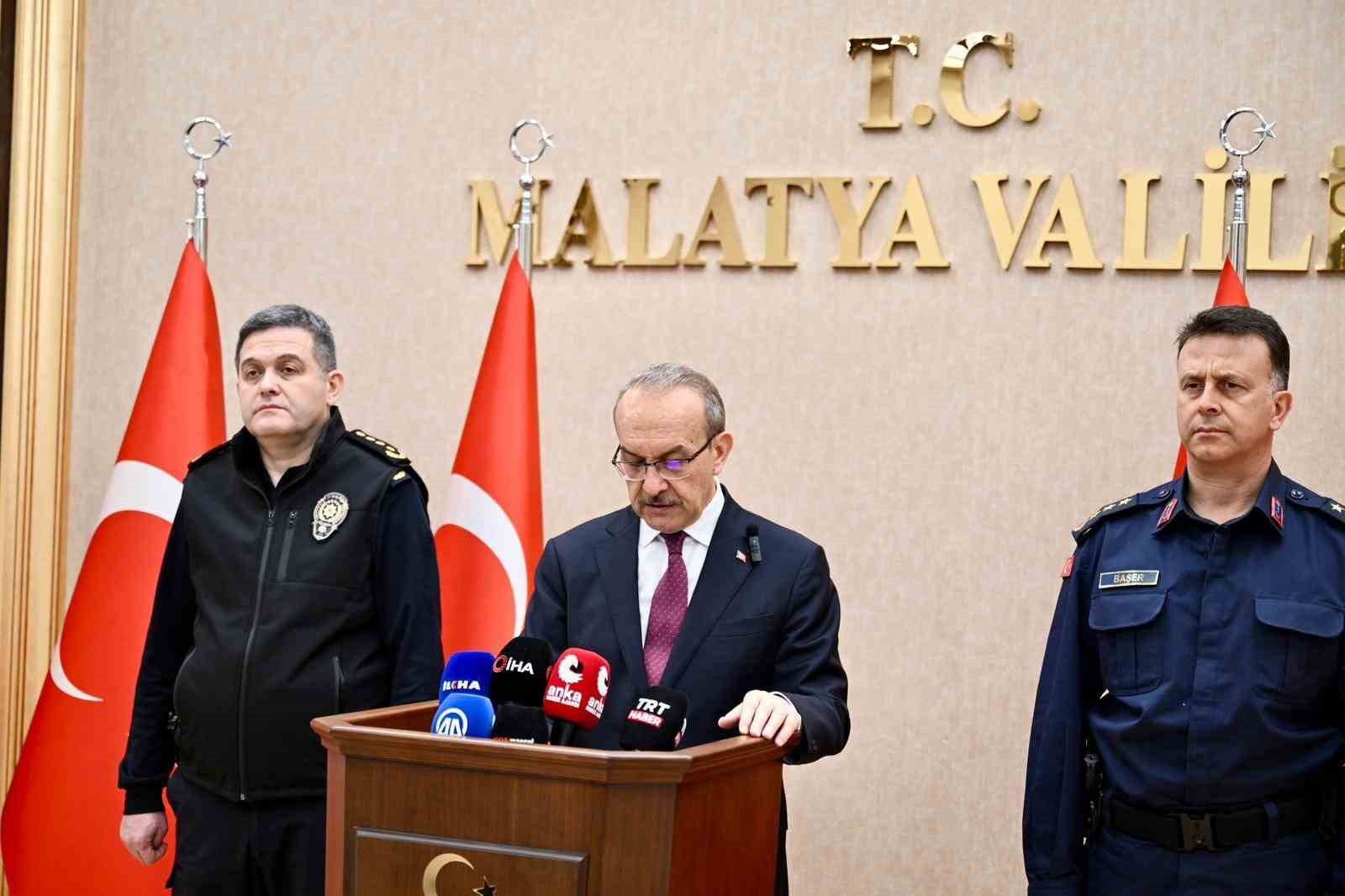 Malatya Valisi Seddar Yavuz: "Su&ccedil; oranlarında d&uuml;ş&uuml;ş var"
