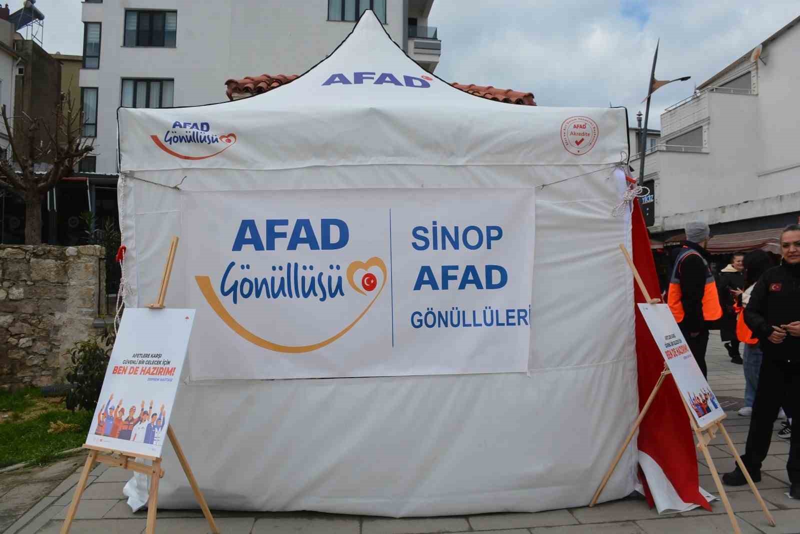 Sinop&rsquo;ta afet bilinci seferberliği
