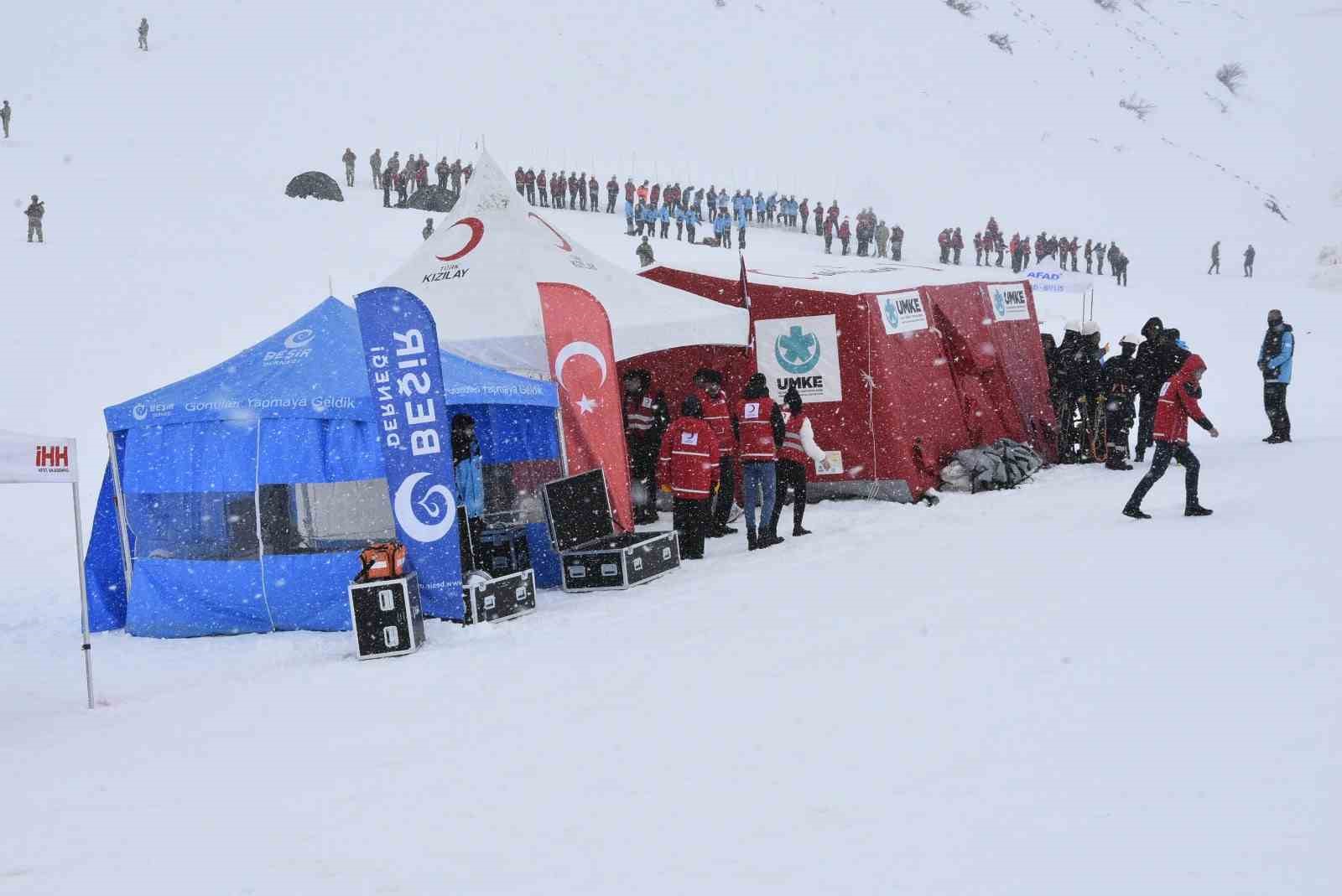 Bitlis&rsquo;te &ccedil;ığ tatbikatı ger&ccedil;eğini aratmadı
