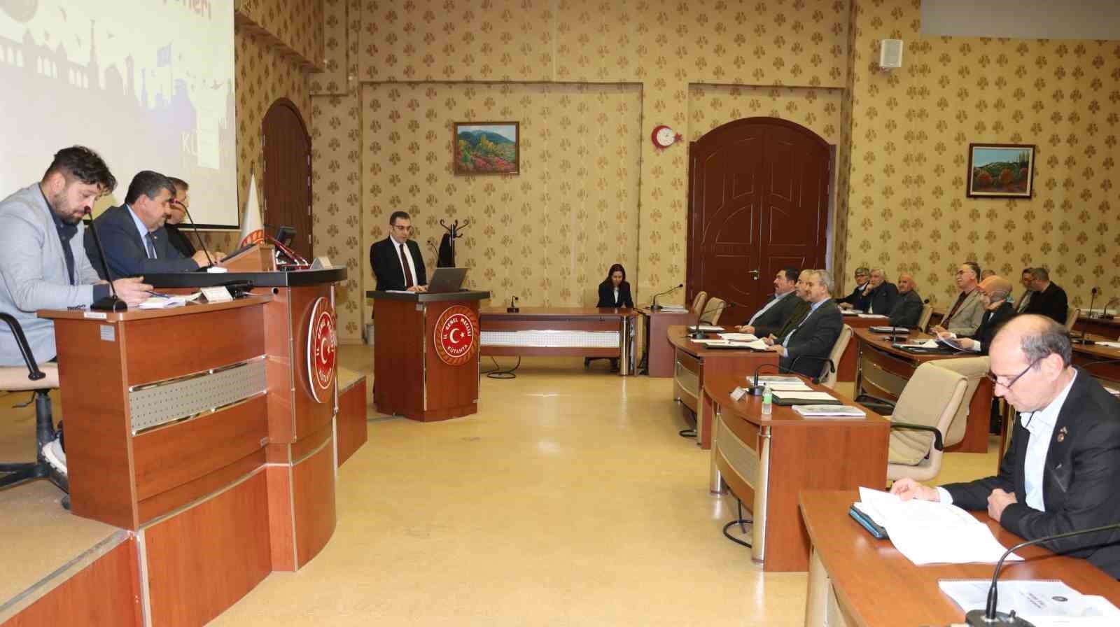 Kütahya İl Genel Meclisi’nin mart ayı oturumları devam ediyor