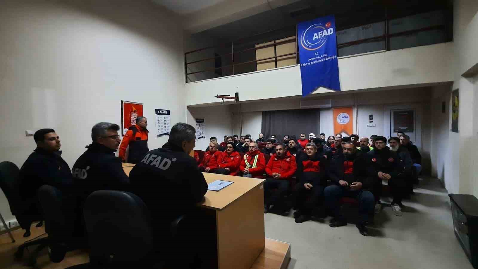 Aydın&rsquo;da depreme hazırlık tatbikatında ekipler koordinasyonu sahada test etti
