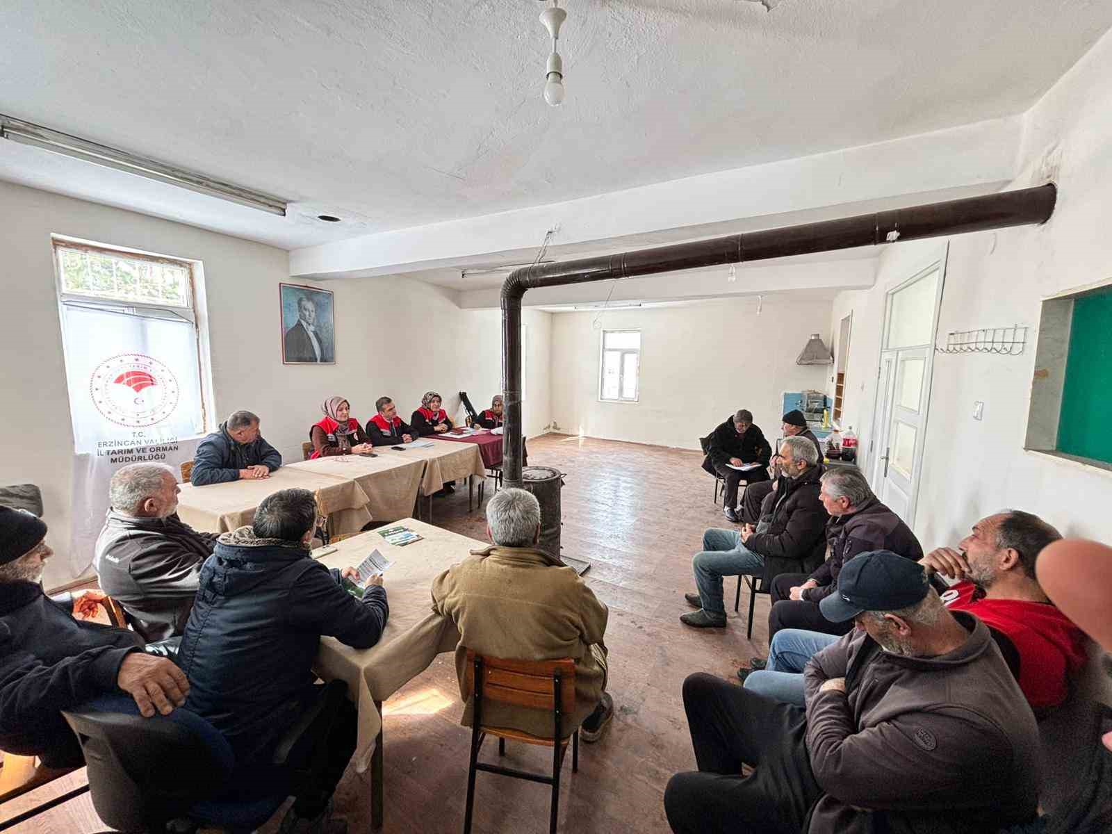 Erzincan&rsquo;da &uuml;reticilerle sahada buluşma
