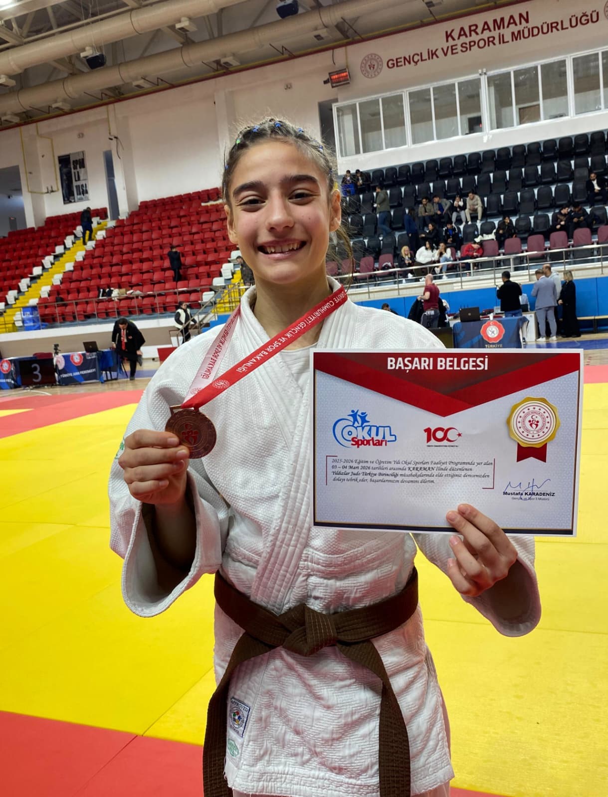 Yunusemreli judocular Karaman&rsquo;dan 3 madalyayla d&ouml;nd&uuml;
