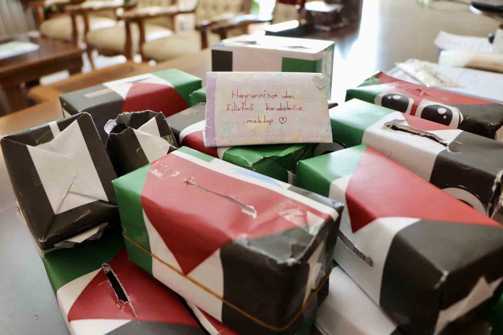 Elazığ&rsquo;da &ouml;ğrencilerinden Filistin&rsquo;e anlamlı destek
