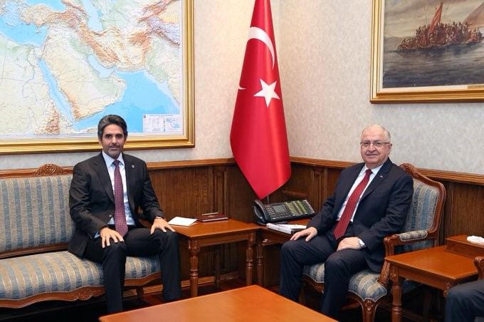 Bakan G&uuml;ler, Katar Ankara B&uuml;y&uuml;kel&ccedil;isi Al-Henzab&rsquo;ı kabul etti
