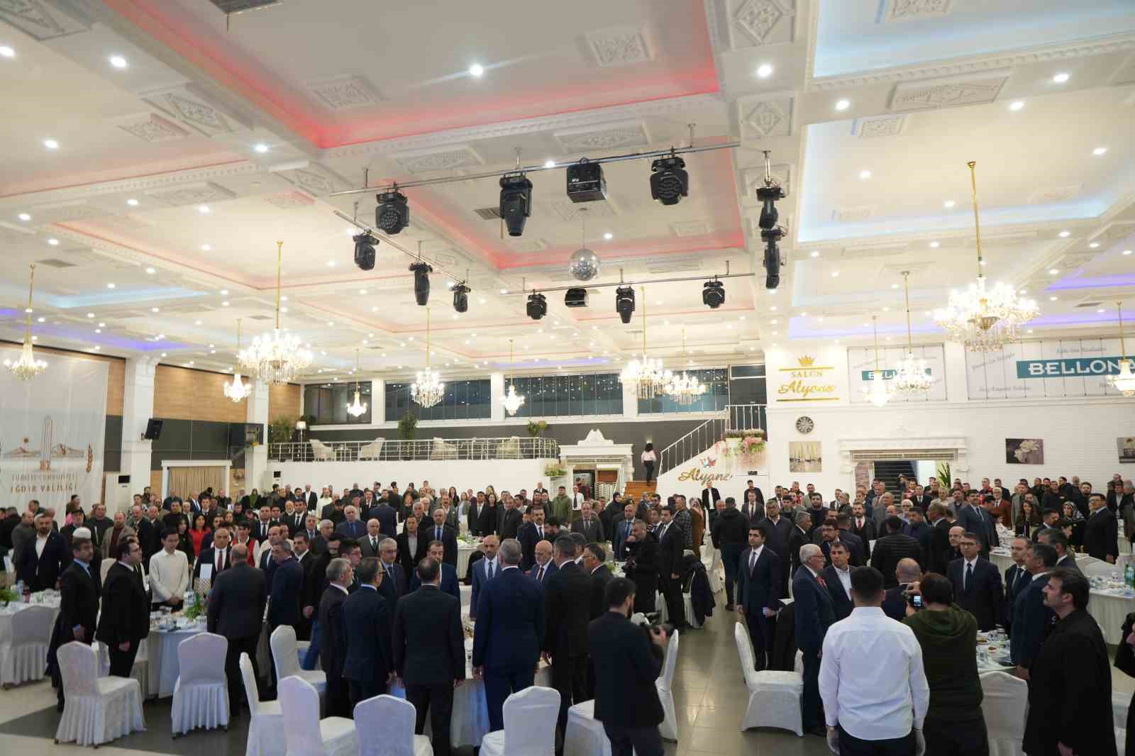 Iğdır’da Azerbaycan Dini Kurumlardan Sorumlu Devlet Komitesi tarafından iftar programı