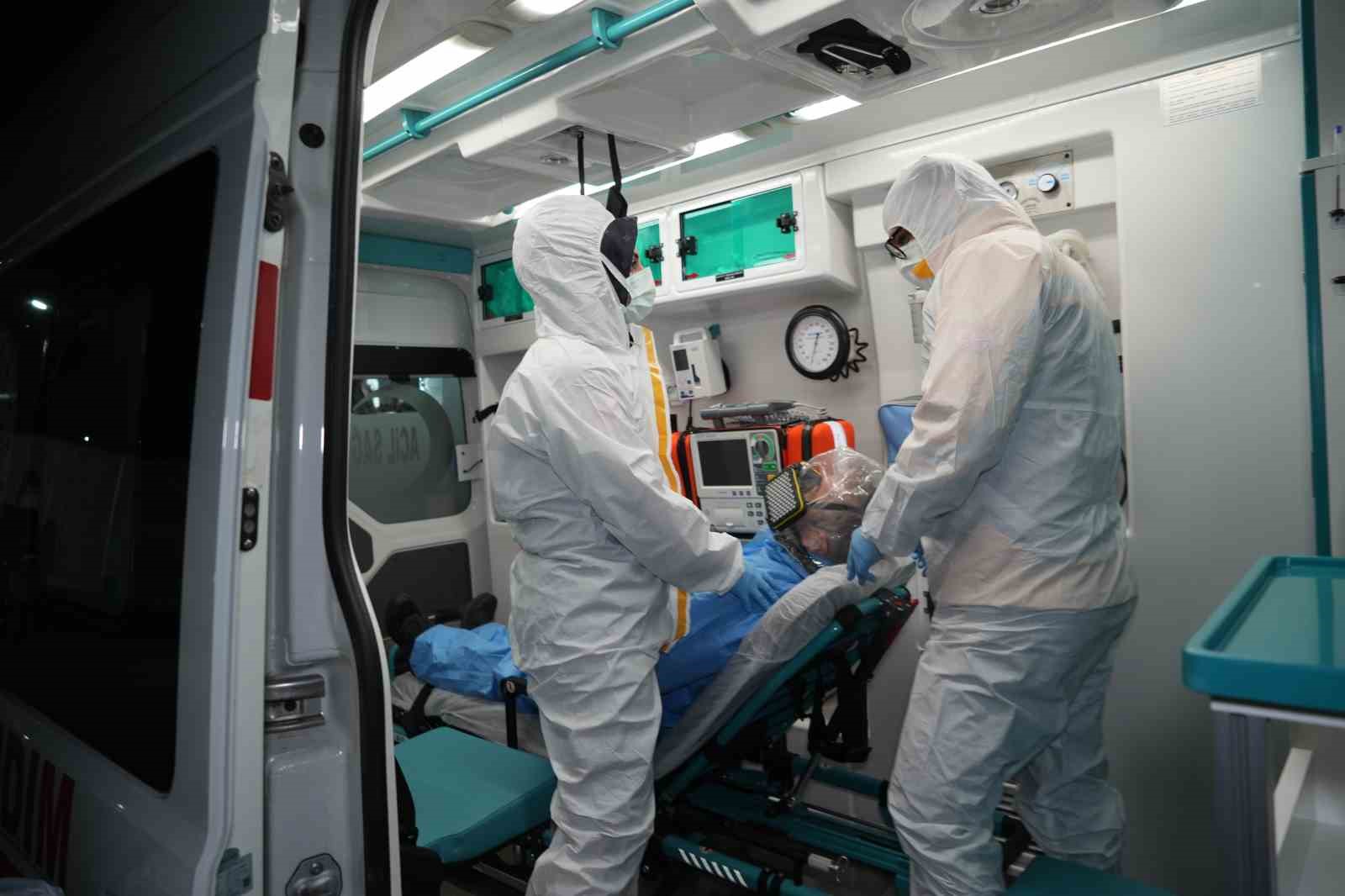 Samsun Şehir Hastanesi&rsquo;nde KBRN tatbikatı
