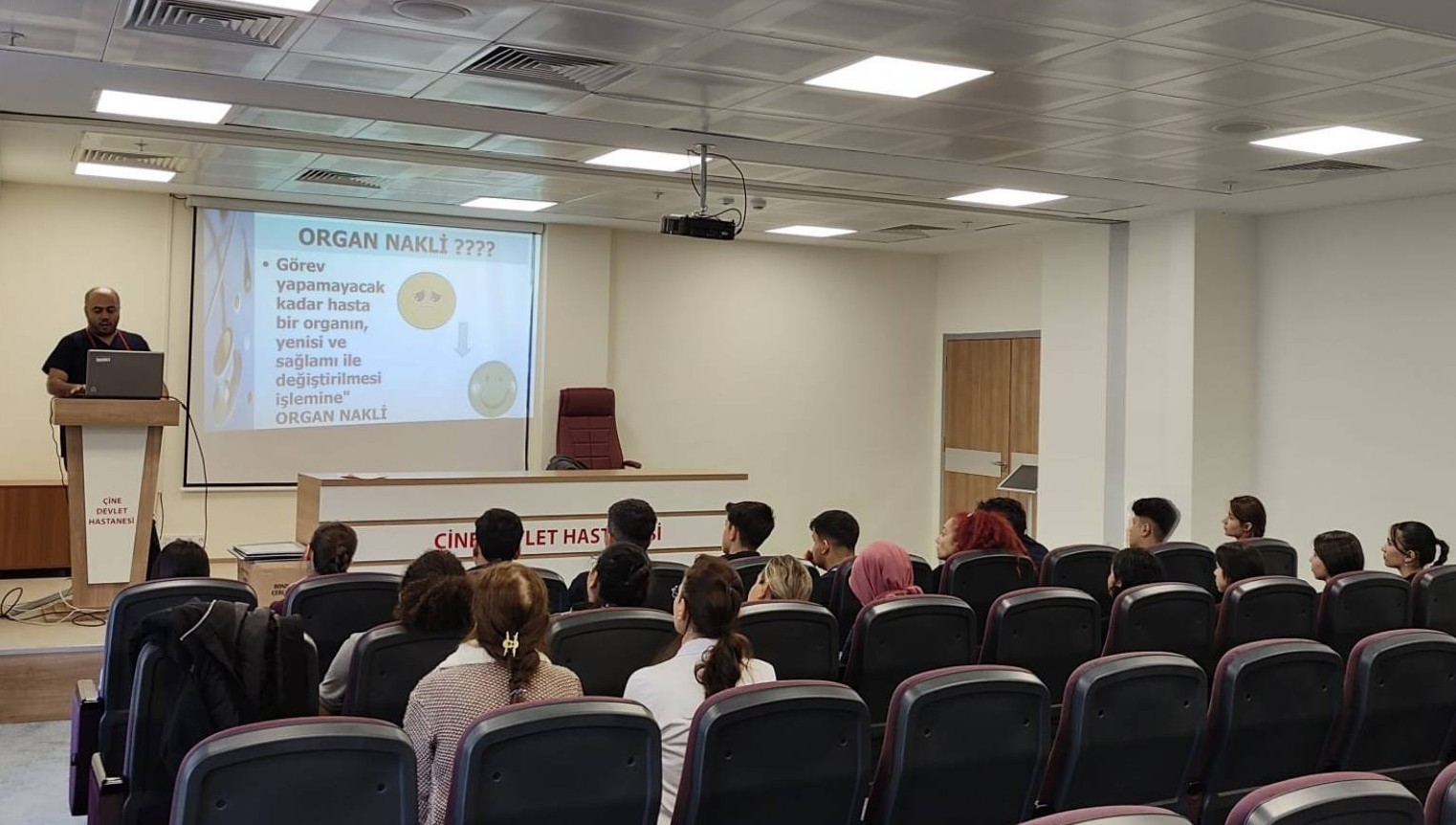 &Ccedil;ine&rsquo;de sağlık personeline organ bağışı eğitimi
