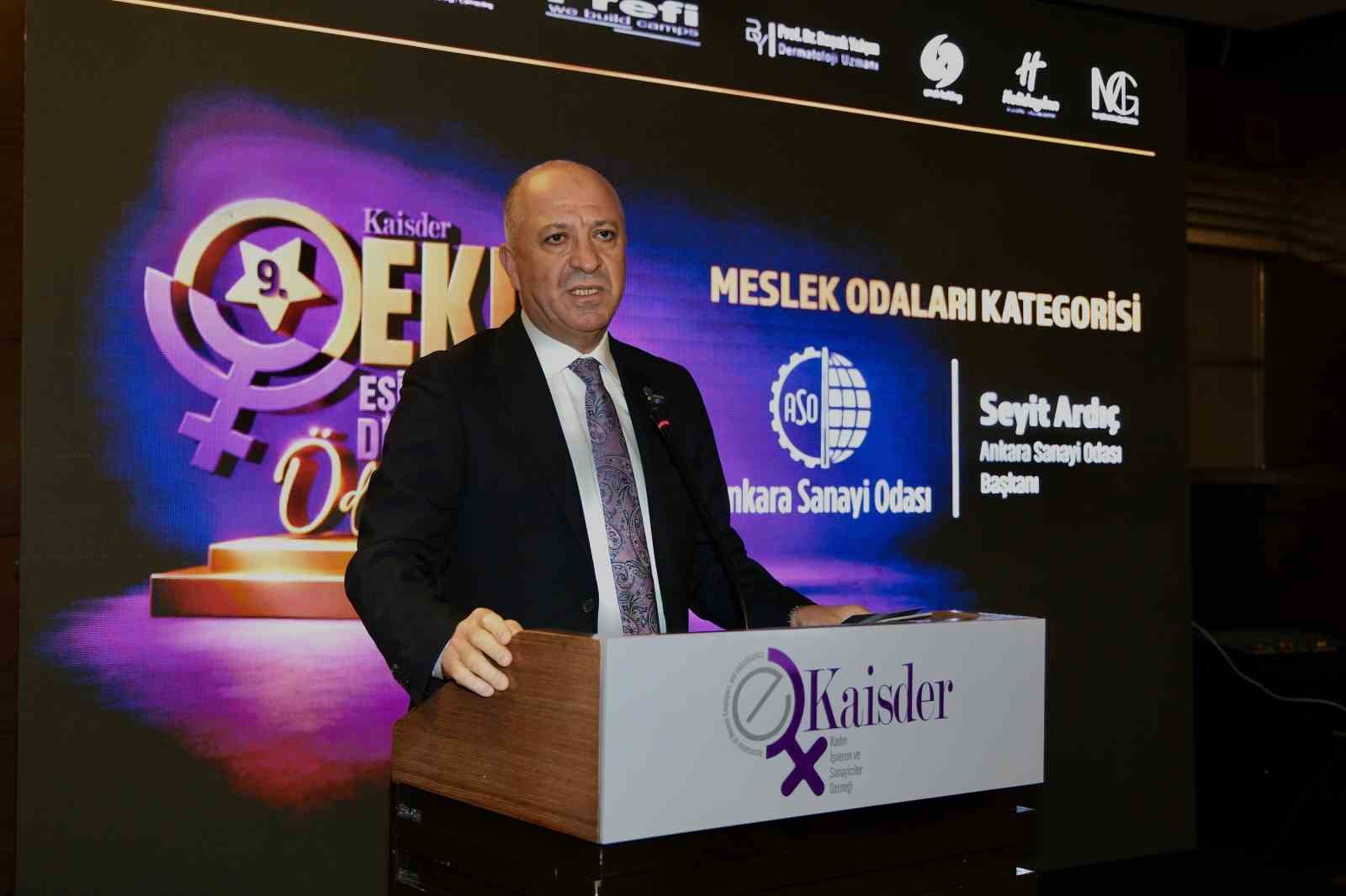 ASO Başkanı Ardı&ccedil;: "Bizim i&ccedil;in asıl &ouml;nemli olan kadınların yalnızca istihdamda değil, karar alma mekanizmalarında da g&uuml;&ccedil;l&uuml; şekilde yer almasıdır"
