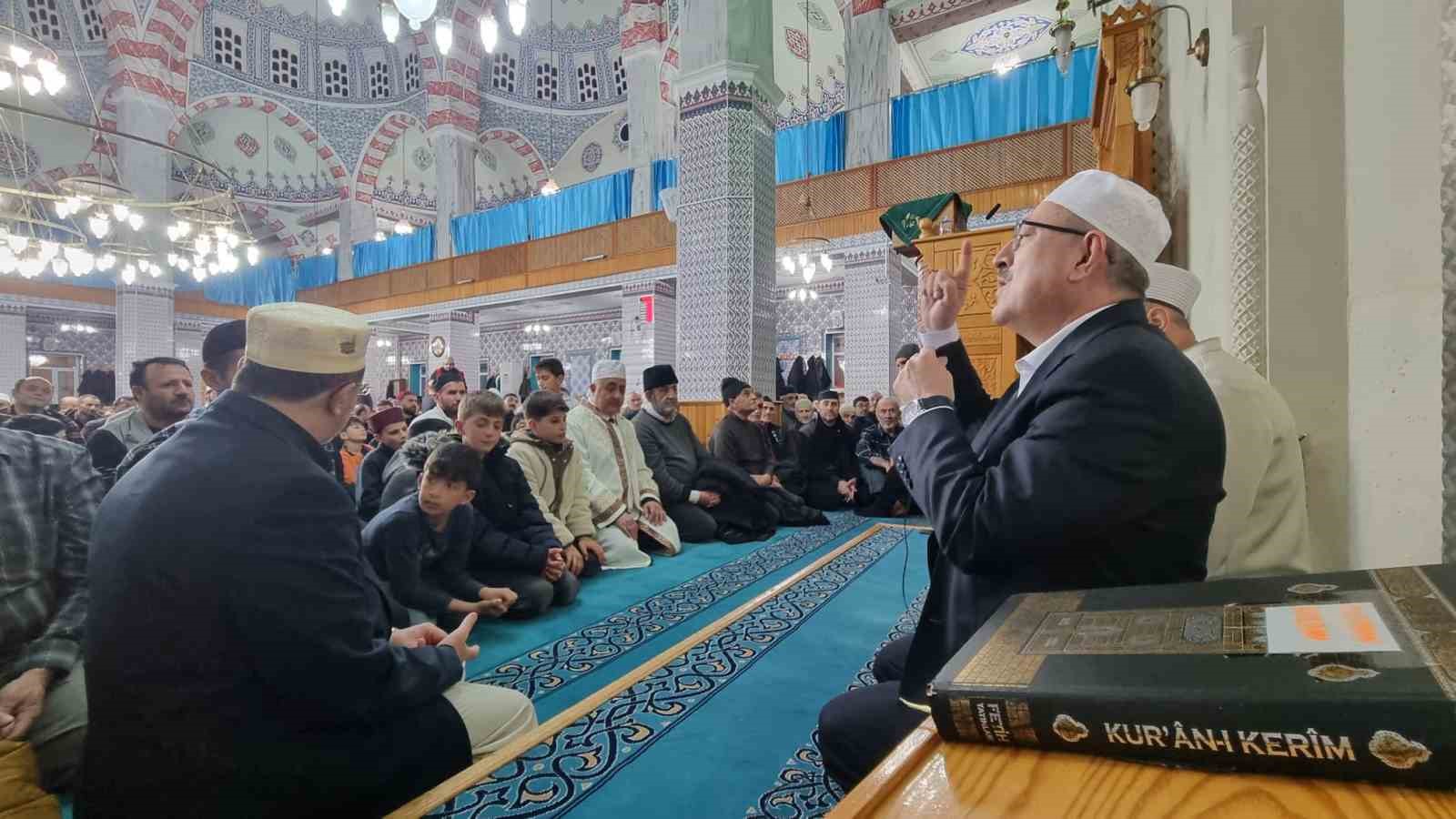 Erzurum&rsquo;da Sakal-ı Şerif heyecanı
