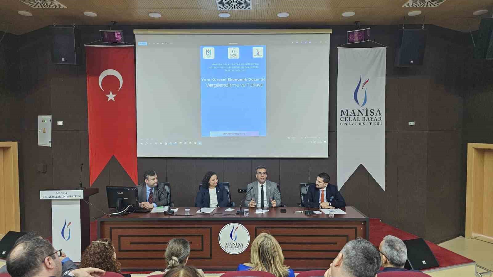 MCB&Uuml;&rsquo;de "Yeni k&uuml;resel ekonomide vergilendirme ve T&uuml;rkiye" paneli d&uuml;zenlendi
