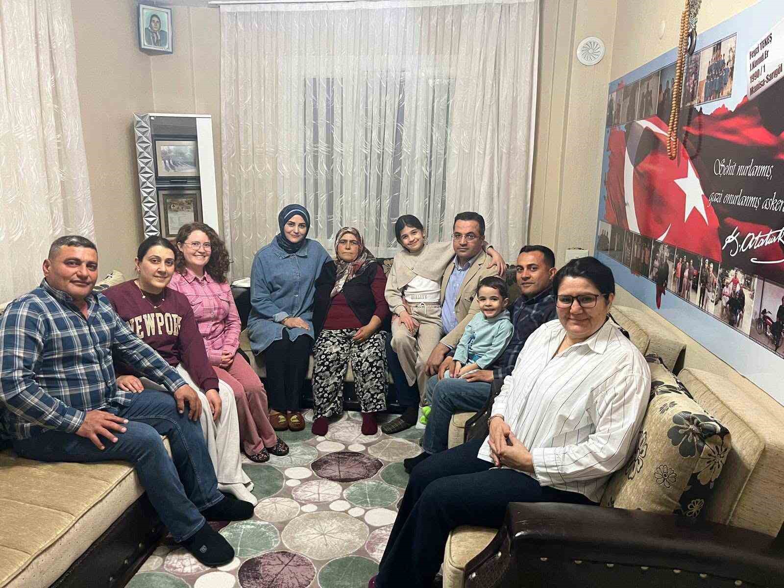 Kaymakam Dalak&rsquo;tan şehit annesi ve Kıbrıs gazisine vefa
