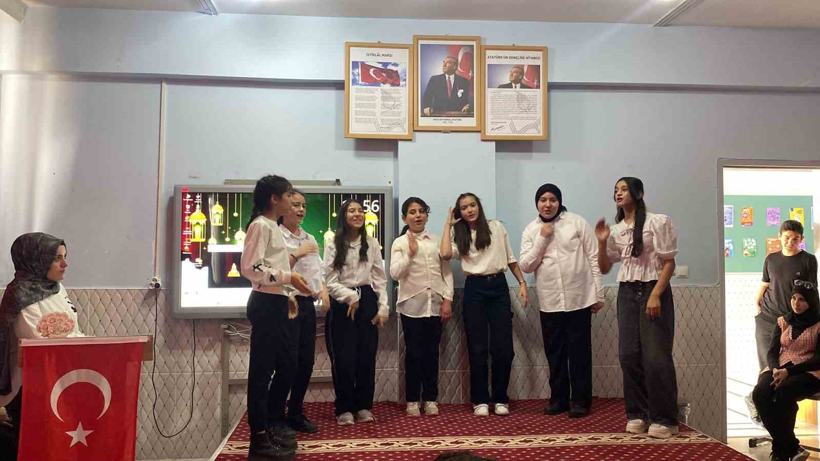 G&uuml;zelyurt&rsquo;ta okullarda Ramazan ayı etkinliği
