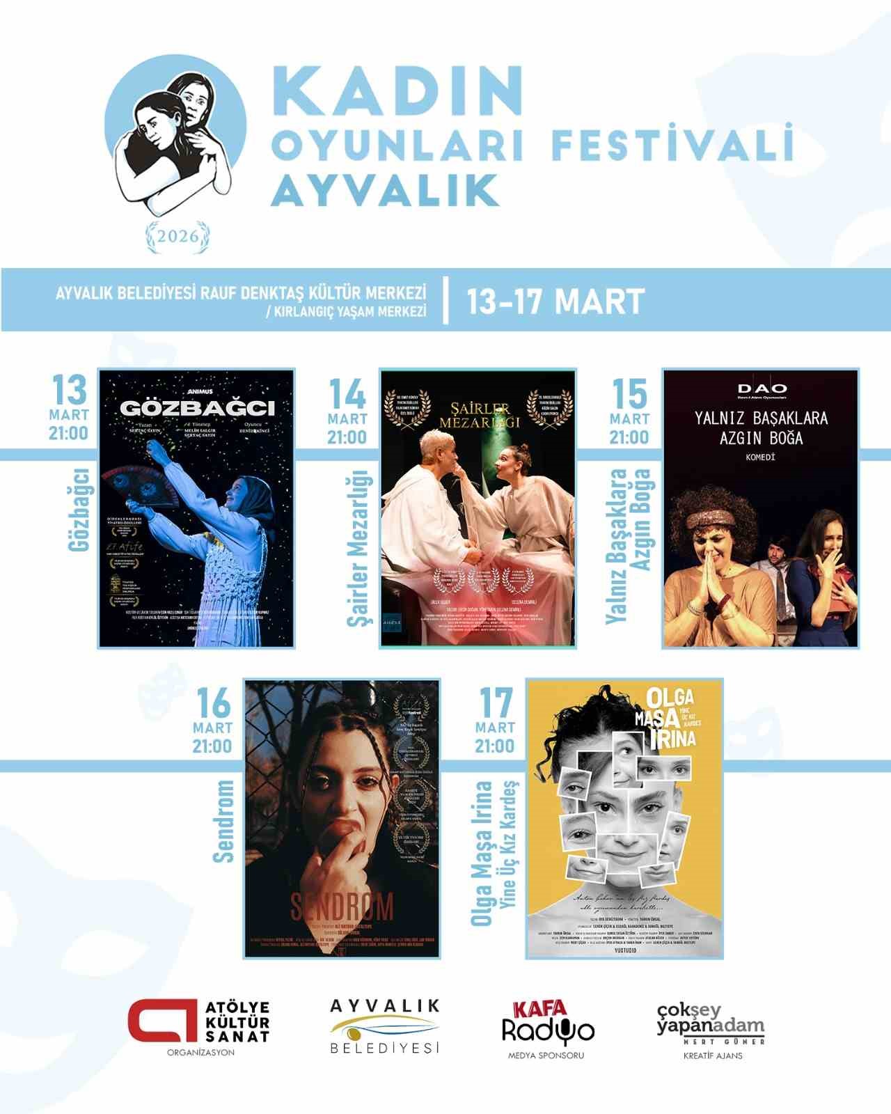 Ayvalık&rsquo;ta Kadın Oyunları Festivali 6. kez perdelerini a&ccedil;ıyor
