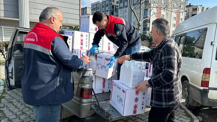 &Ccedil;arşamba Ovası&rsquo;nda kokarcayla m&uuml;cadele
