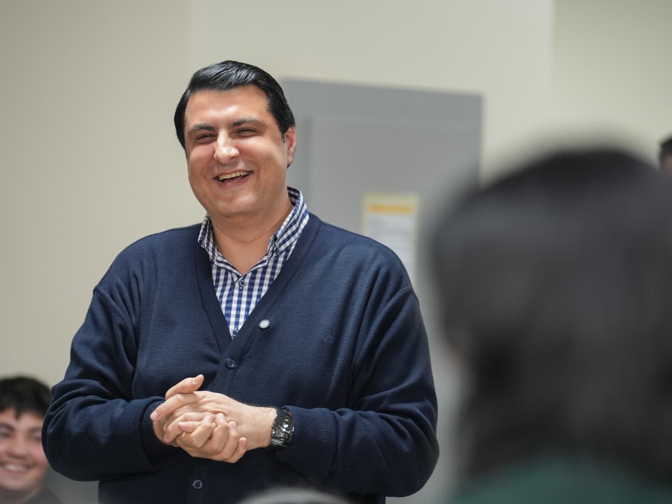 Yılmaz, gen&ccedil;lerle iftar sofrasında buluştu
