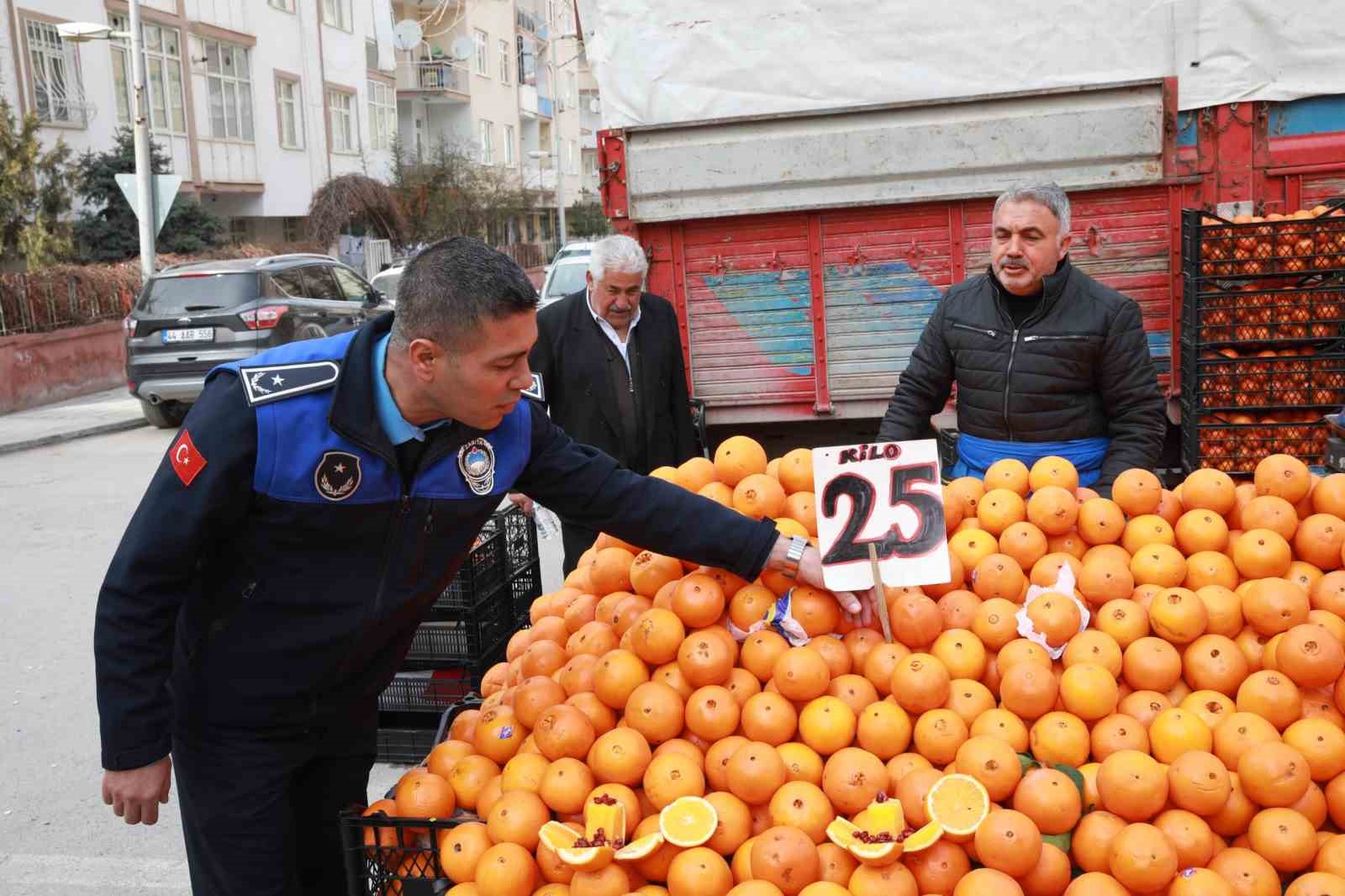 Battalgazi&rsquo;de pazarlara zabıta denetimi
