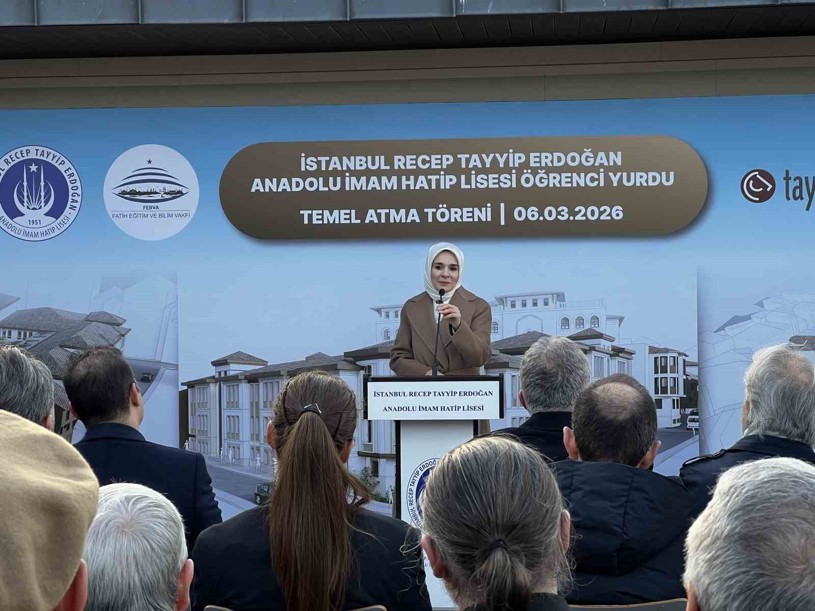 Fatih&rsquo;te &lsquo;Recep Tayyip Erdoğan Anadolu İmam Hatip Lisesi &Ouml;ğrenci Yurdu&rsquo;nun temeli atıldı
