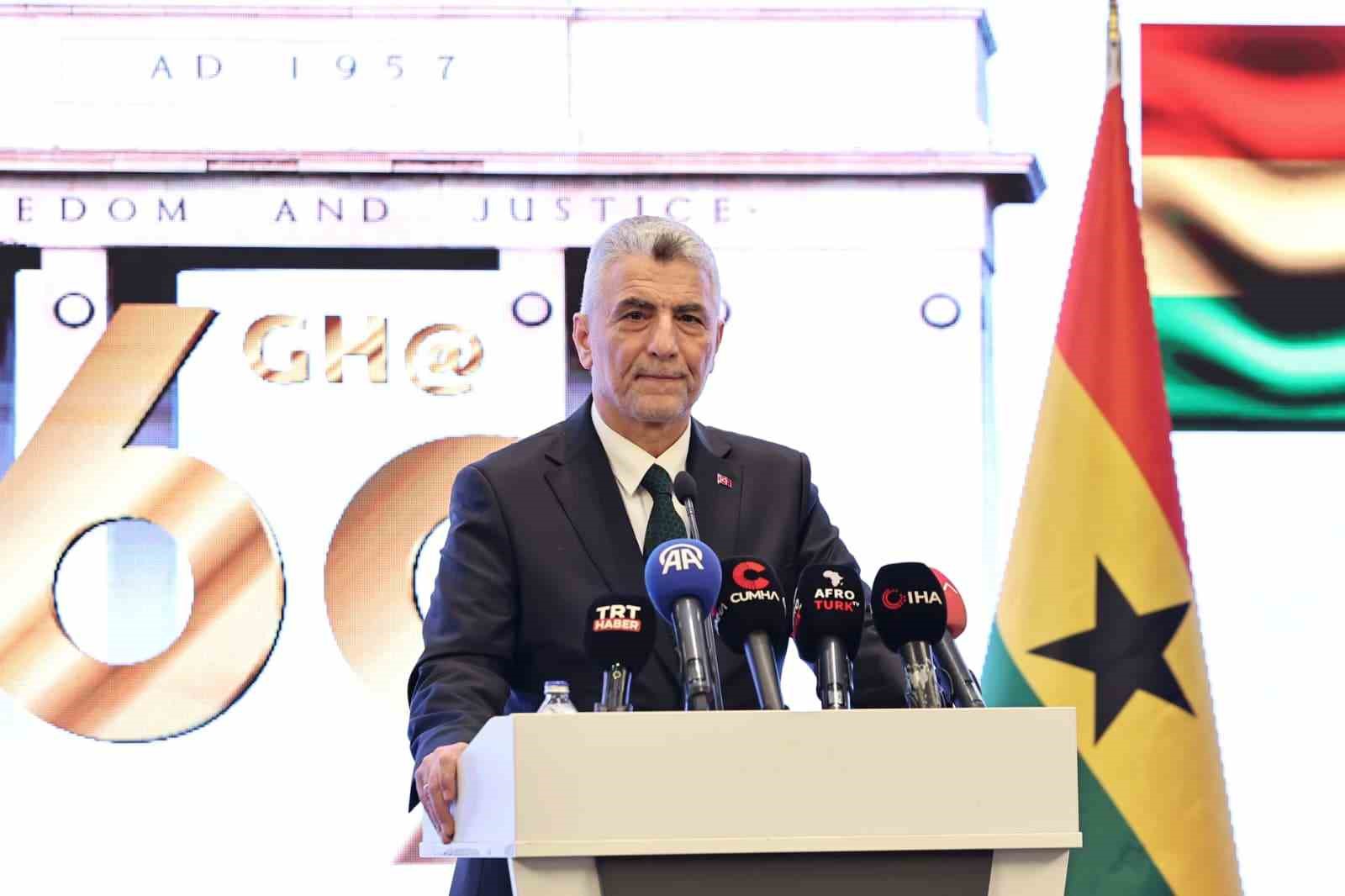 Bakan Bolat: "T&uuml;rkiye ile Gana arasında ticaret hacmi ge&ccedil;en yıl 844 milyon dolara y&uuml;kseldi"
