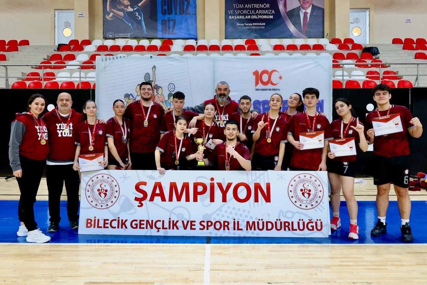 Bilecik&rsquo;te 200 sporcunun katıldığı Korfbol Grup M&uuml;sabakaları tamamlandı
