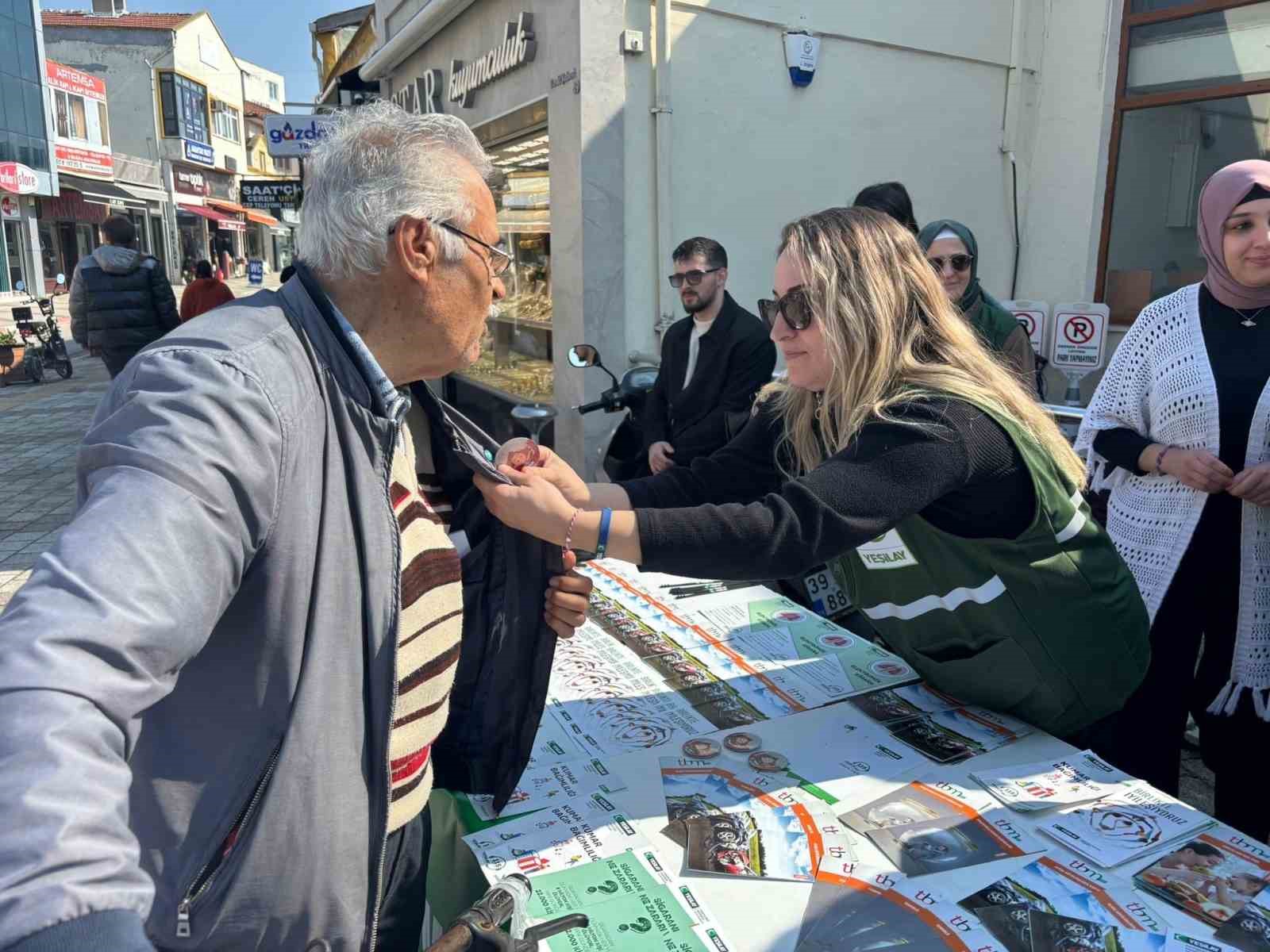 Babaeski&rsquo;de Yeşilay bilgilendirme standı kuruldu
