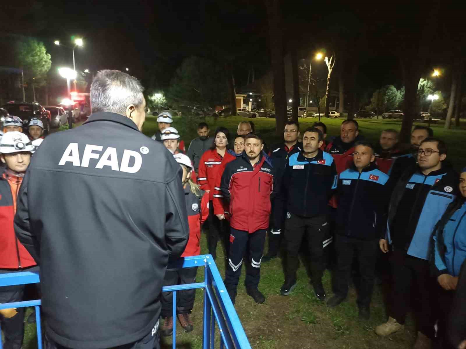 Nazilli&rsquo;de habersiz afet tatbikatı
