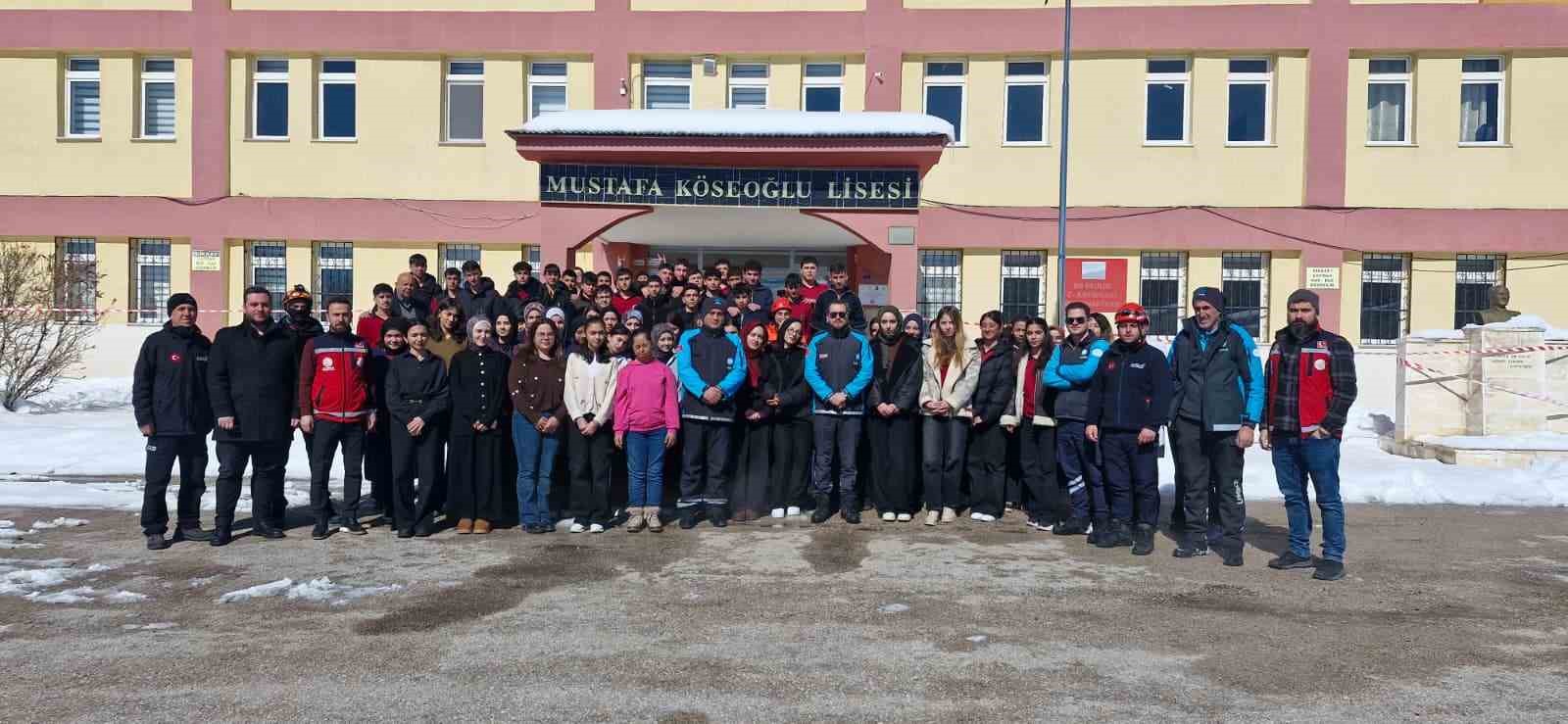 Bayburt&rsquo;ta Deprem Haftası etkinlikleri tamamlandı
