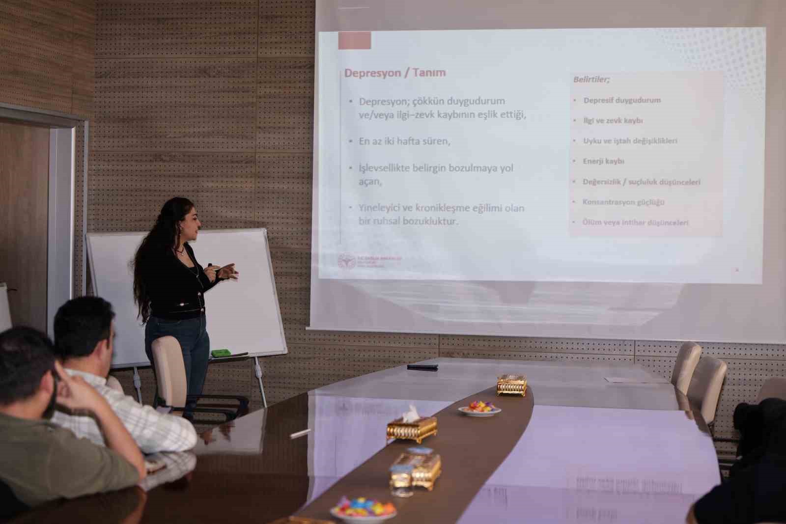 Bayburt&rsquo;ta aile hekimlerine ruh sağlığı eğitimi verildi
