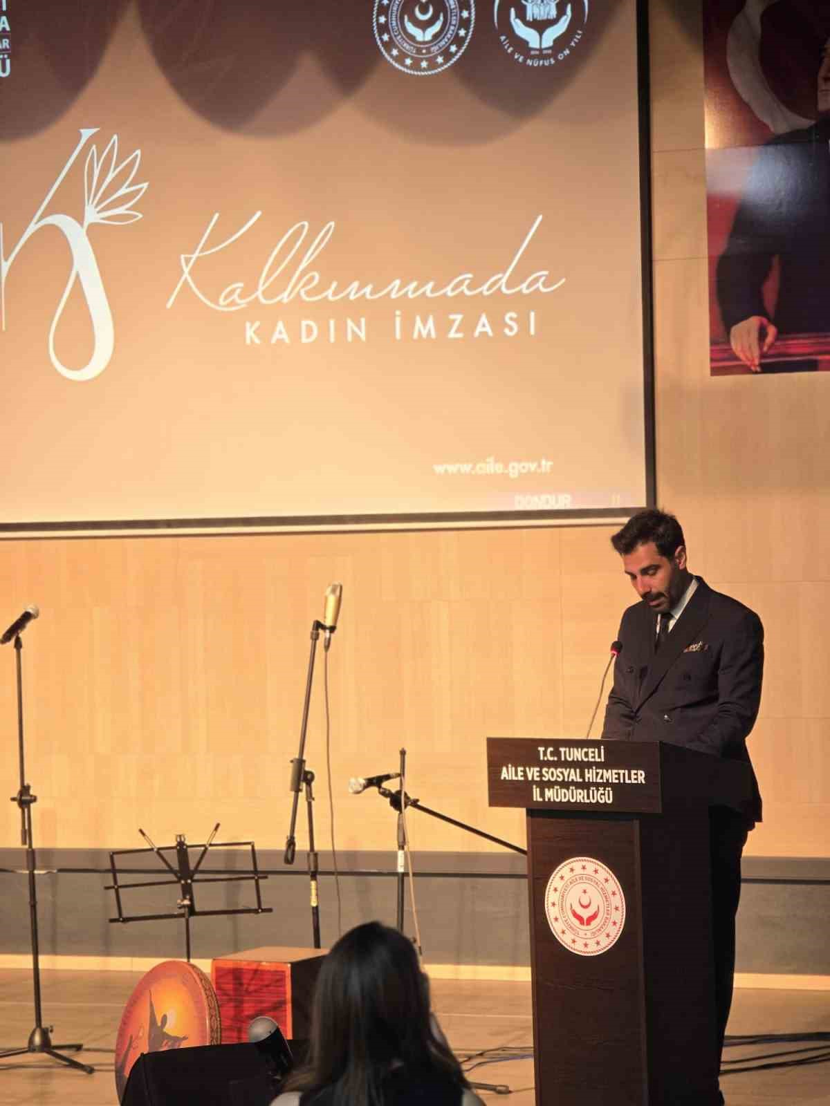 Tunceli&rsquo;de 8 Mart etkinlikleri
