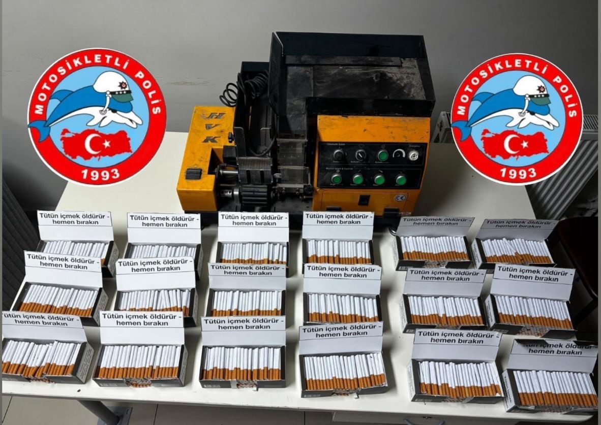 Durdurulan araçtan kaçak tütün çıktı