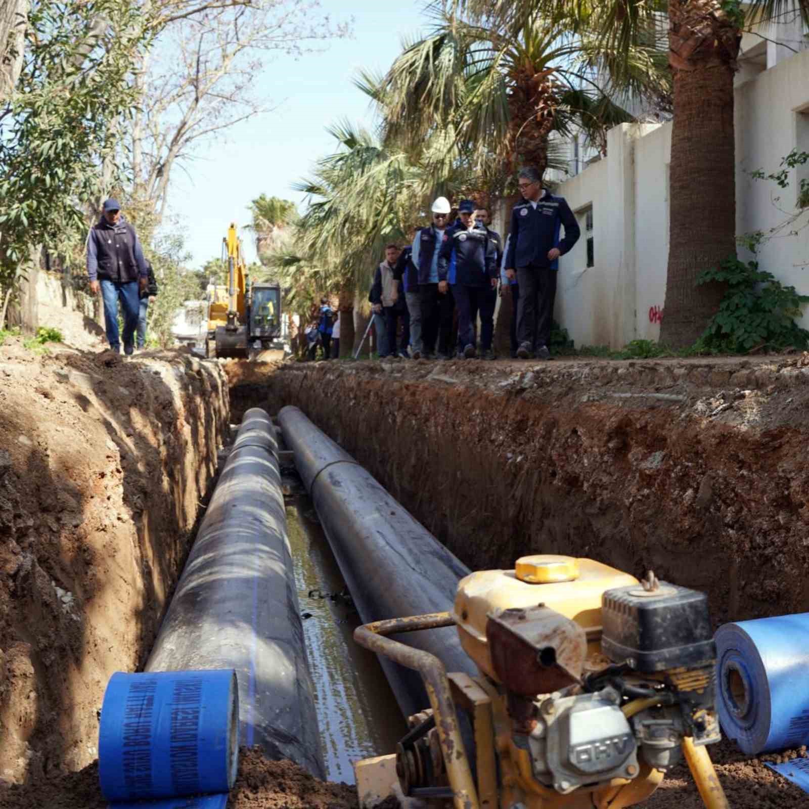 MUSKİ Genel M&uuml;d&uuml;r&uuml; Şeng&uuml;l Bodrum&rsquo;daki &ccedil;alışmaları inceledi
