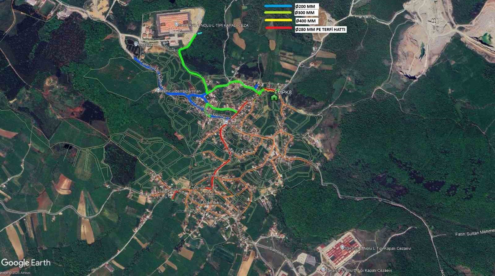 Ferizli&rsquo;ye 5 bin metrelik hat yeni hat d&ouml;şeniyor
