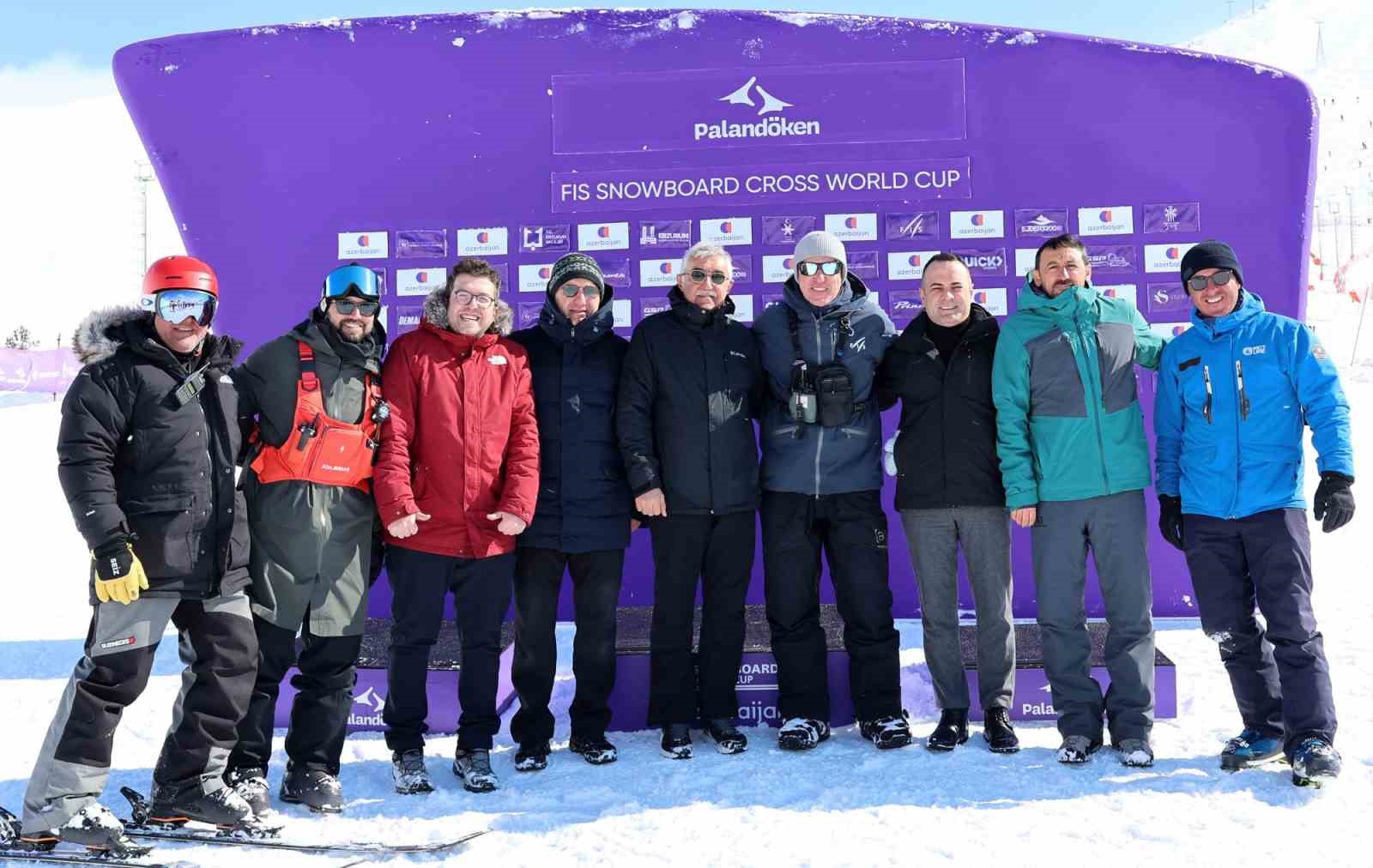 Palandöken’de FIS SBX Snowboard Dünya Kupası zirvesi