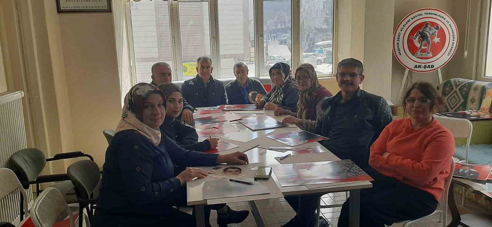 Akşehir&rsquo;de şehitlerin hatırası i&ccedil;in anlamlı &ccedil;alışma
