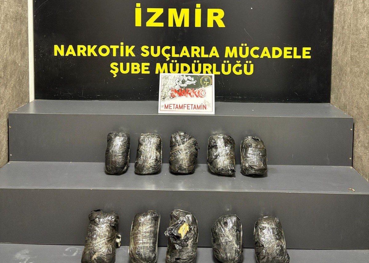 ’Alis’ tepki verdi, araçtan 10 kilo uyuşturucu çıktı