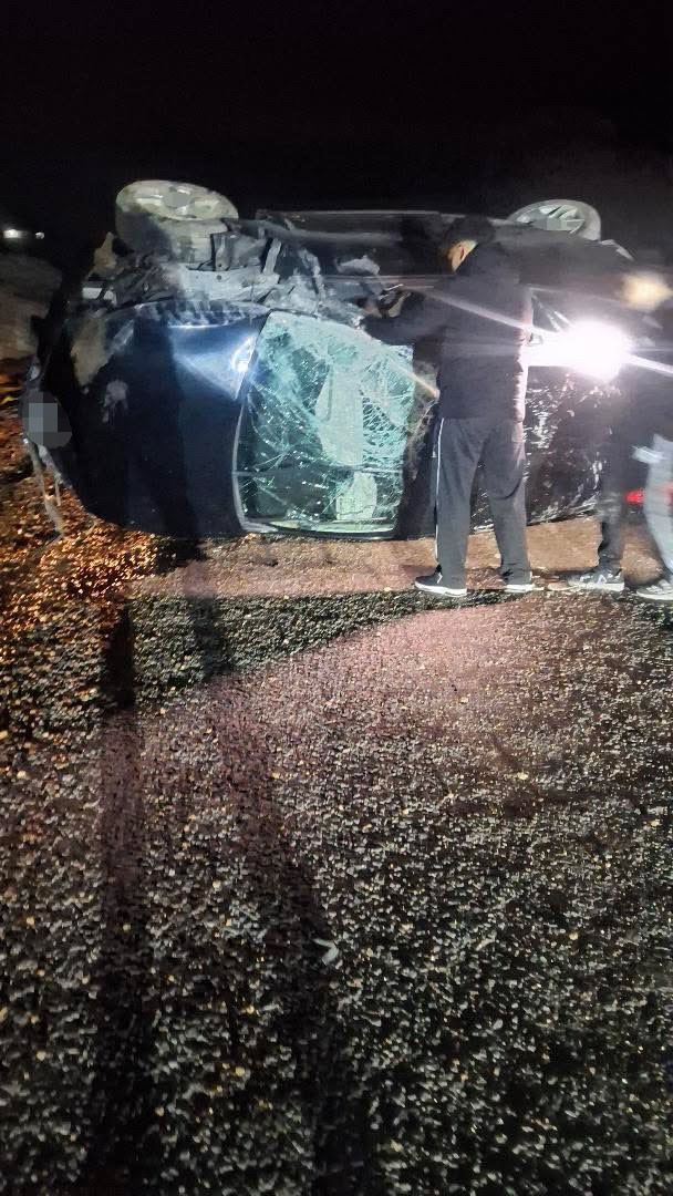 Mazıdağı’nda otomobil takla attı: 5 yaralı