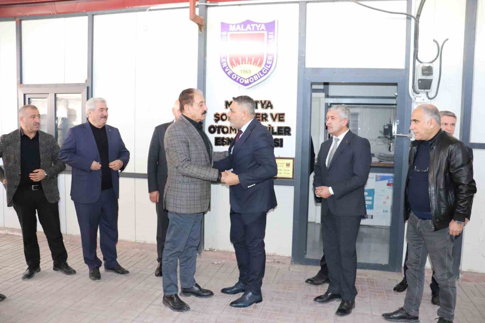 Malatya TSO&rsquo;dan Şevket Keskin&rsquo;e tebrik ziyareti
