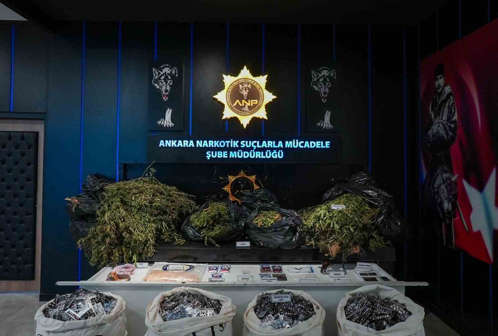 Ankara’da narkotik operasyonu: 105 gözaltı