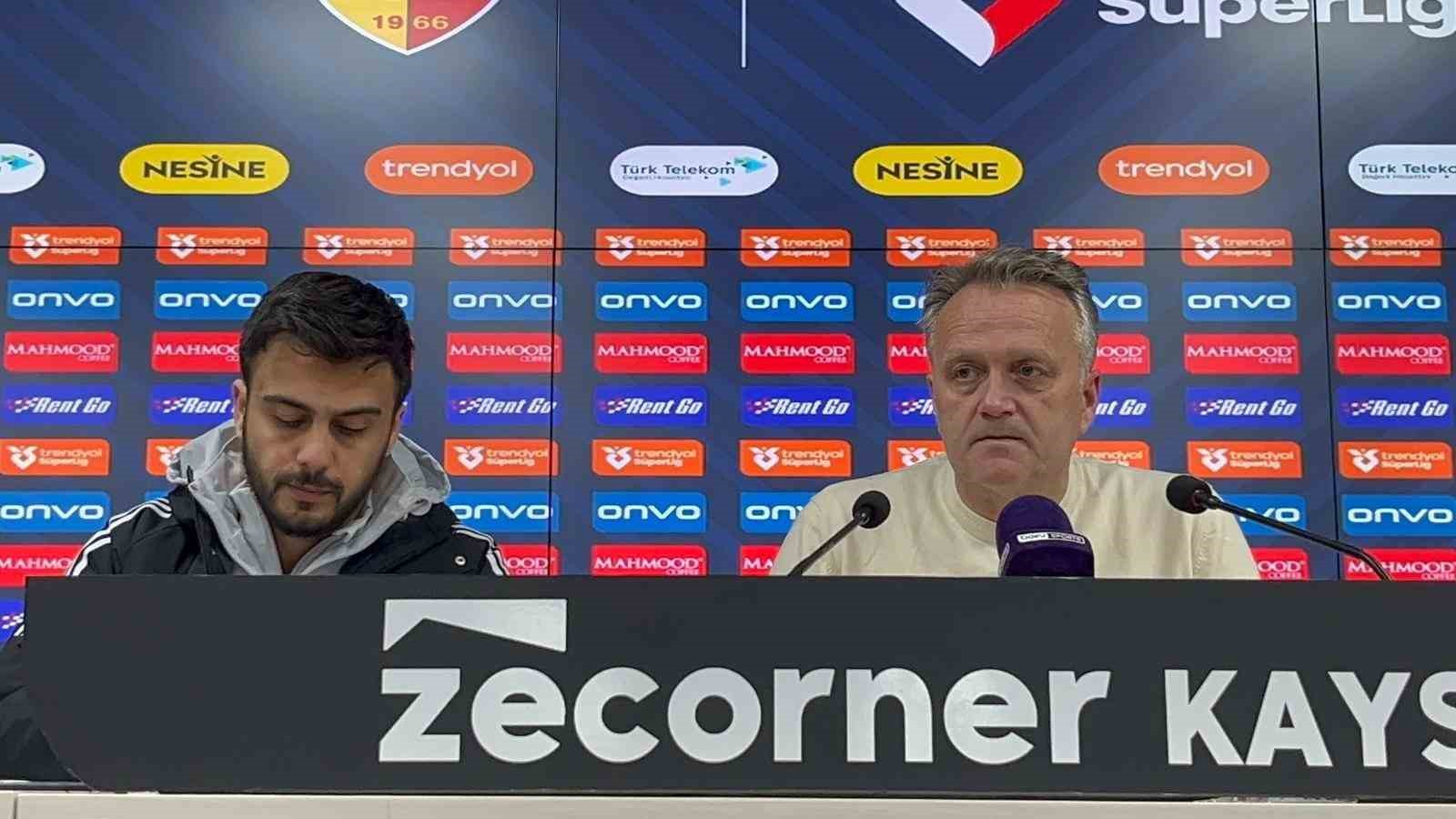 Erling Moe: "Hakem kararları noktasında şanslı olan taraf değildik"