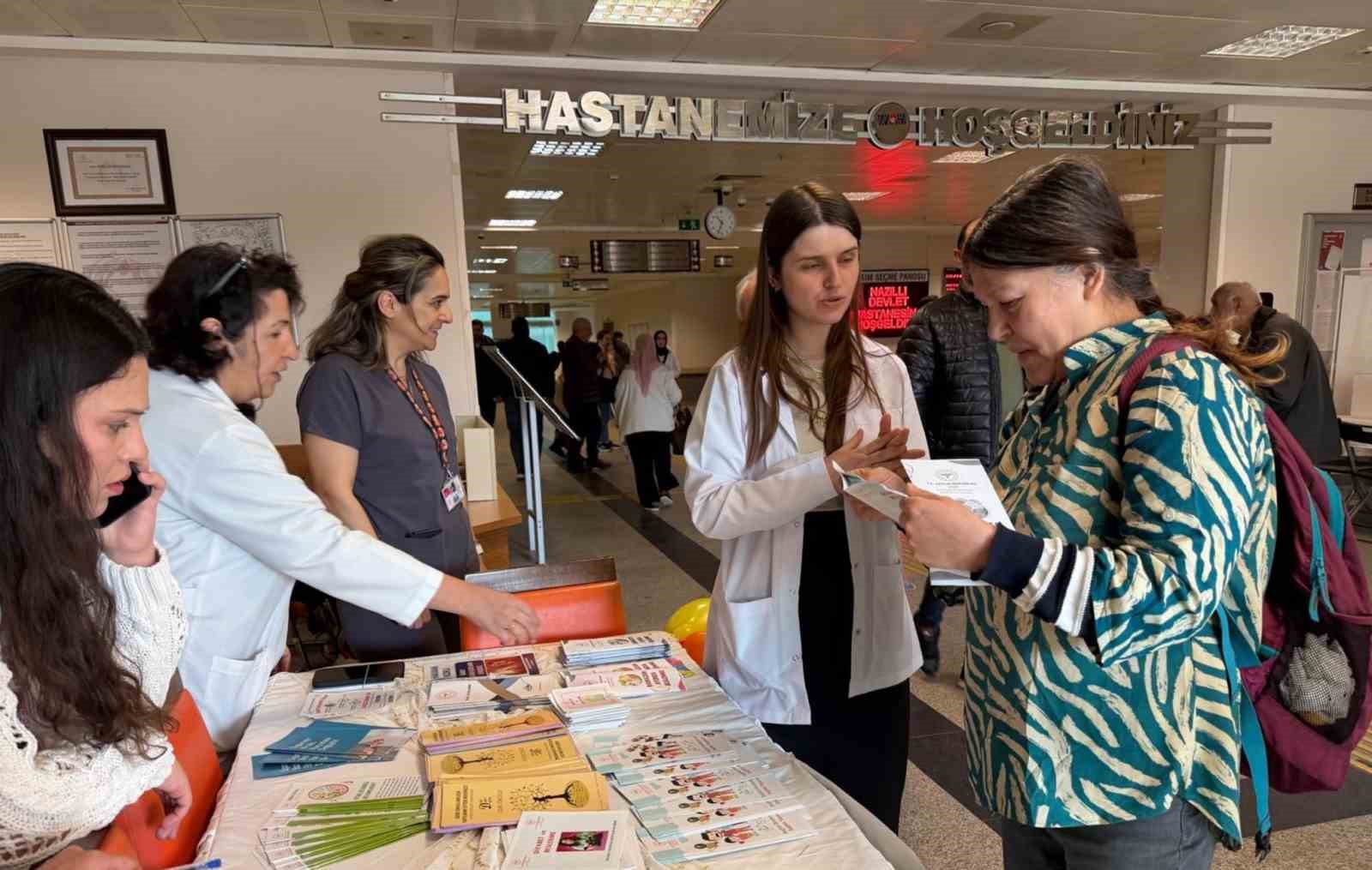 Nazilli Devlet Hastanesi&rsquo;nde &rsquo;Ramazanda Sağlık&rsquo; bilgilendirme standı kuruldu
