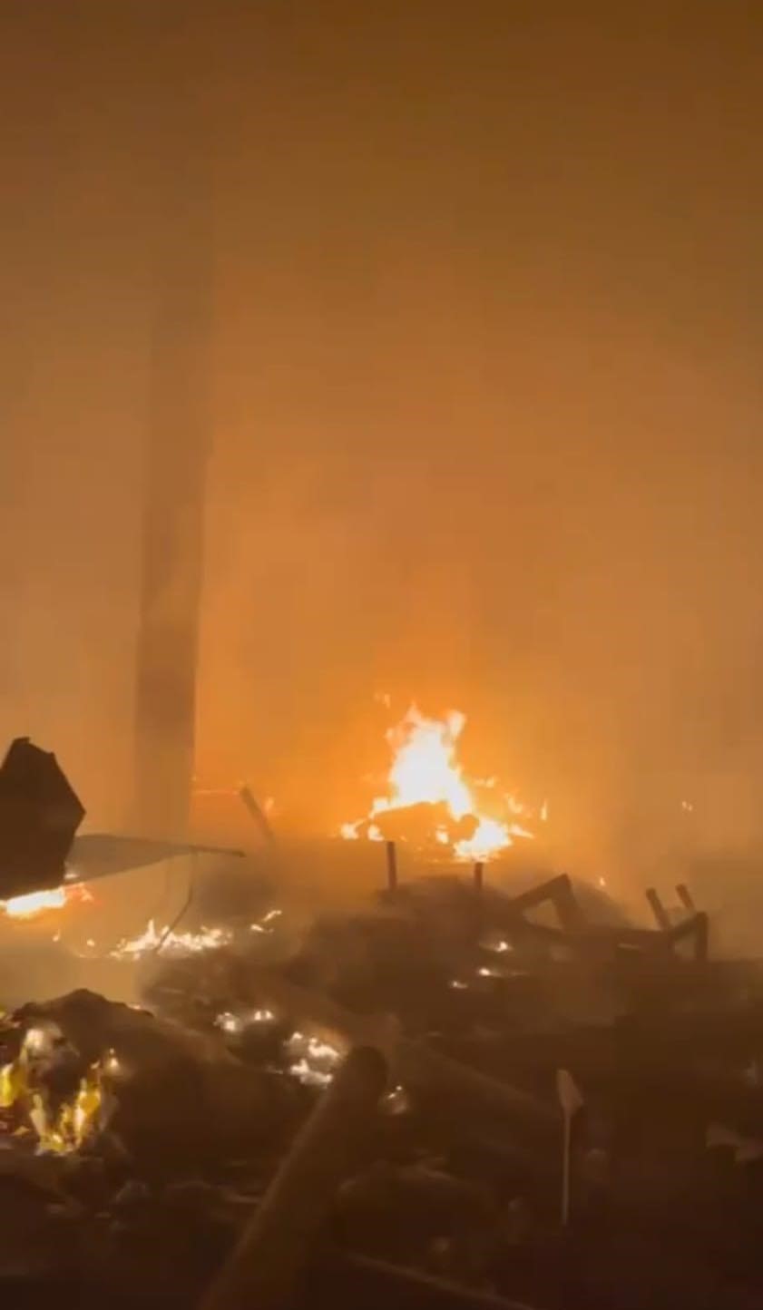 Kahramanmaraş&rsquo;ta fabrika yangını
