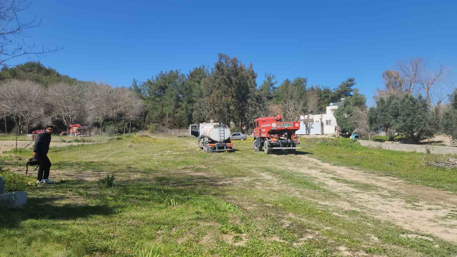 Osmaniye&rsquo;de &ccedil;ıkan orman yangını b&uuml;y&uuml;meden s&ouml;nd&uuml;r&uuml;ld&uuml;
