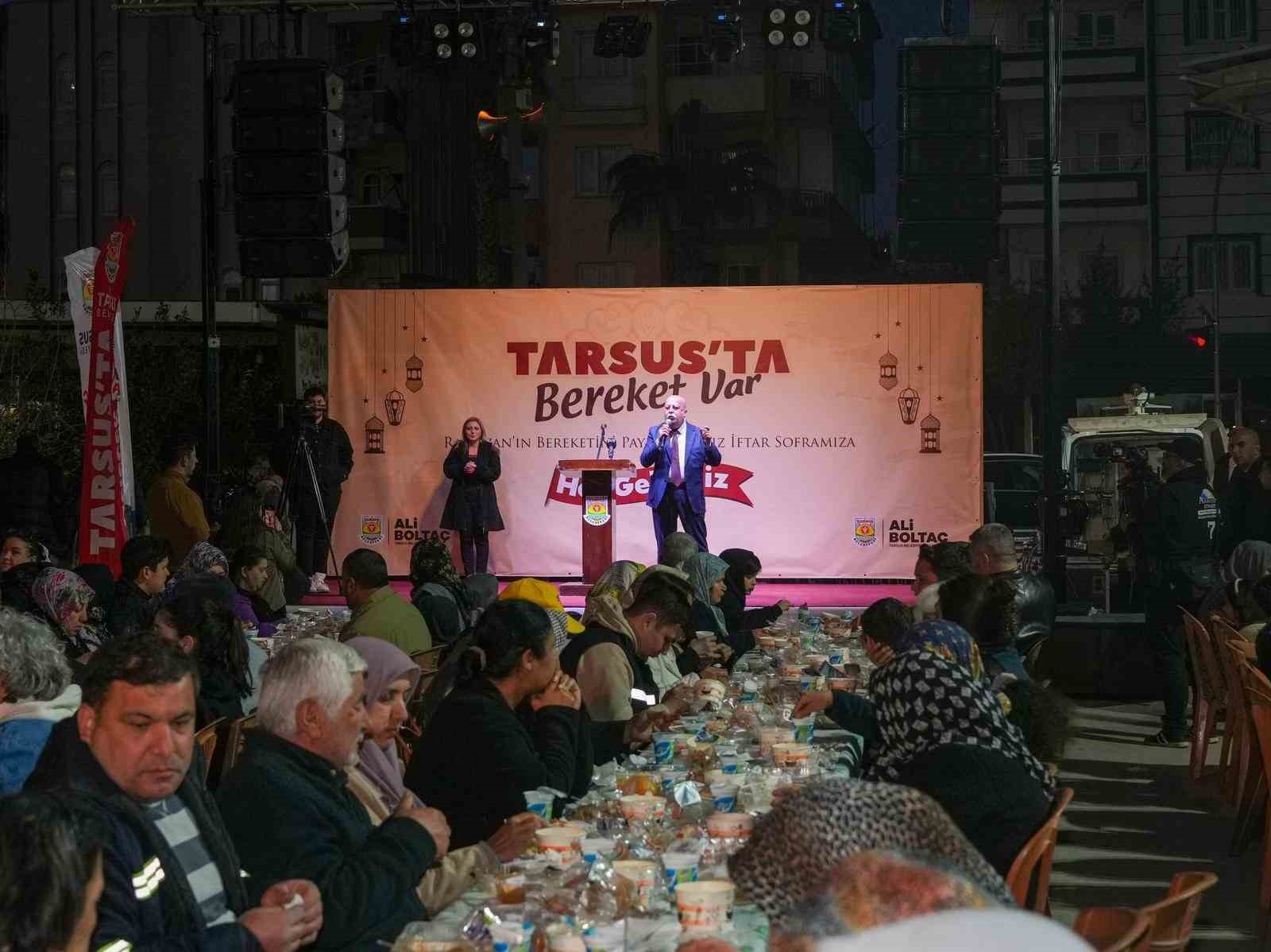 Tarsus&rsquo;ta iftar sofrasında kardeşlik buluşması
