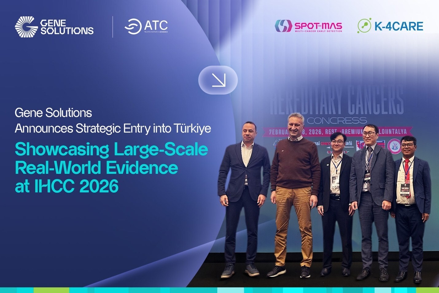 Gene Solutions, 2’nci Uluslararası Kalıtsal Kanserler Kongresi’ne katıldı