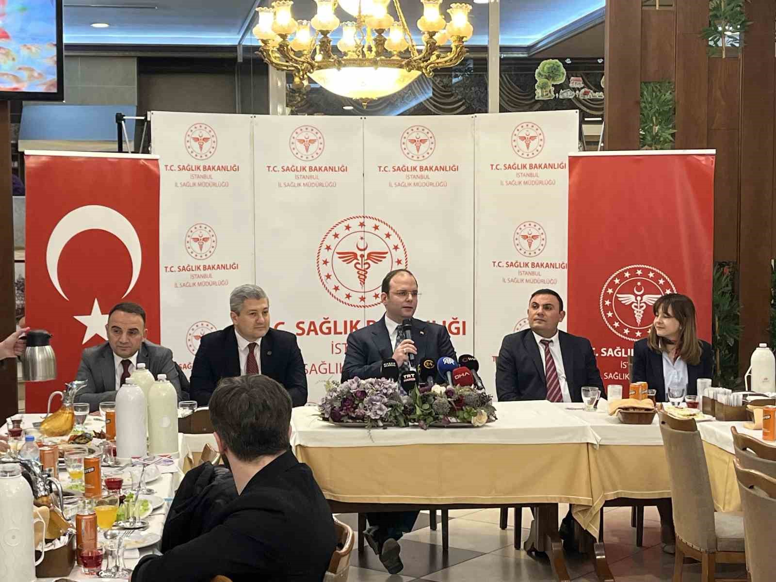 İstanbul İl Sağlık Müdürlüğü, basın mensuplarıyla iftarda buluştu