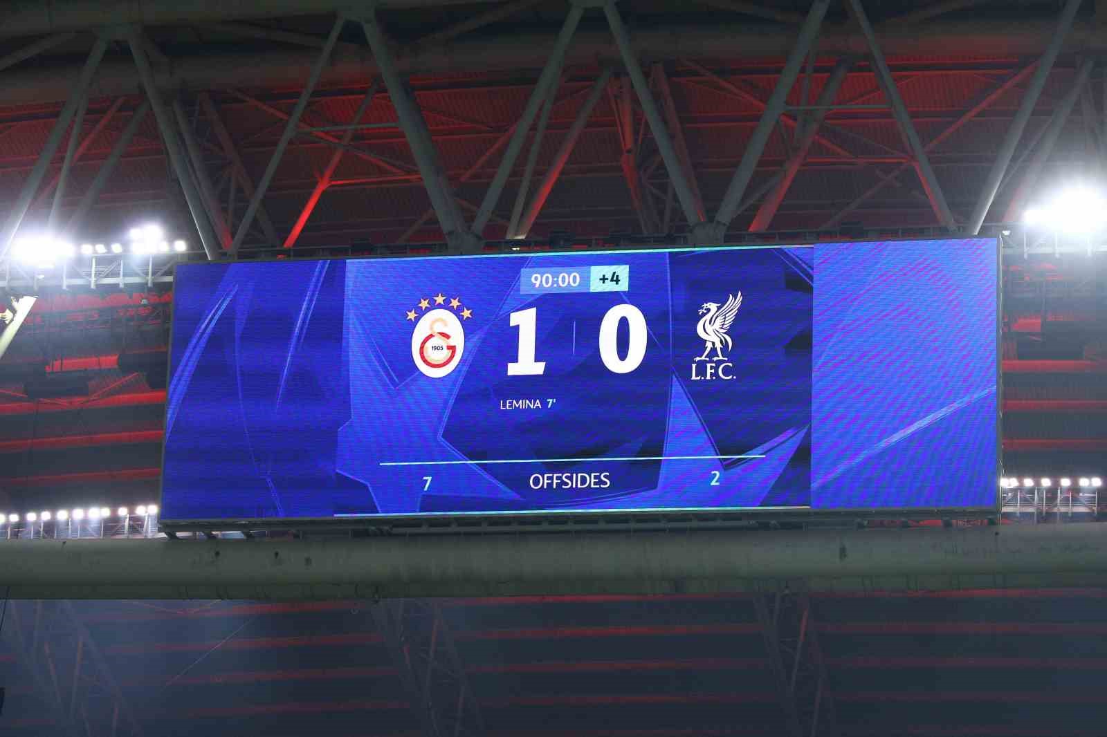 Galatasaray r&ouml;vanşa 1-0&rsquo;lık avantajla gidecek
