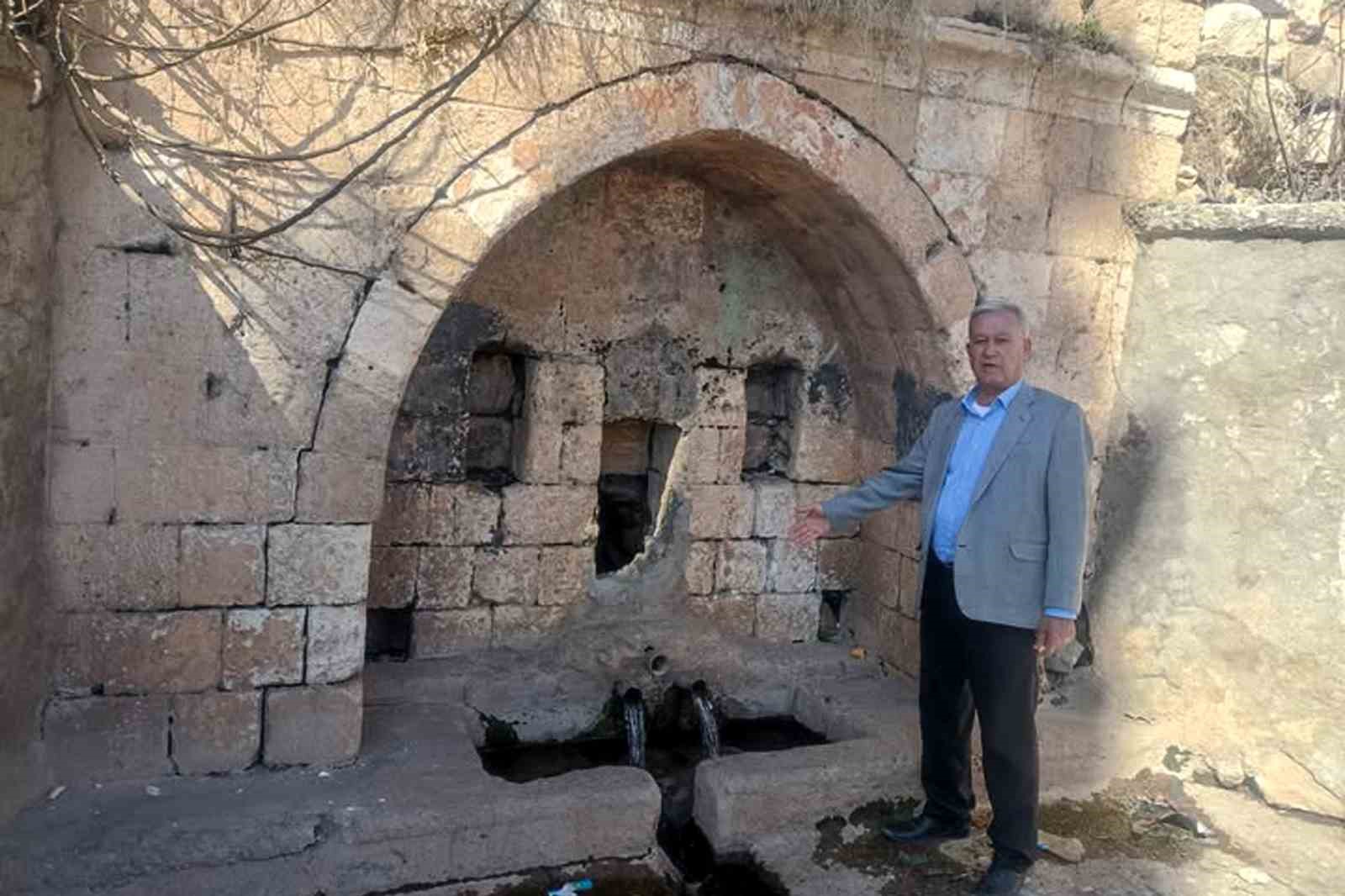 Altun&rsquo;dan Araban&rsquo;daki tarihi &ccedil;eşmelerde restore talebi
