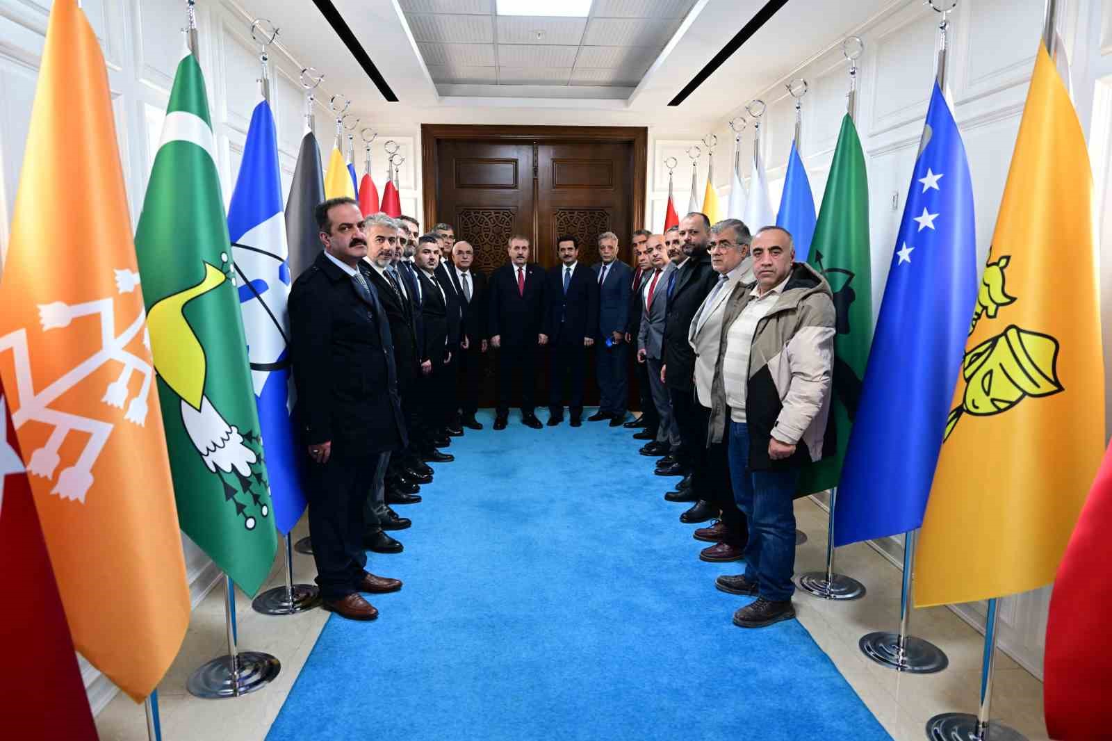 BBP Genel Başkanı Destici&rsquo;den Başkan Taşkın&rsquo;a ziyaret
